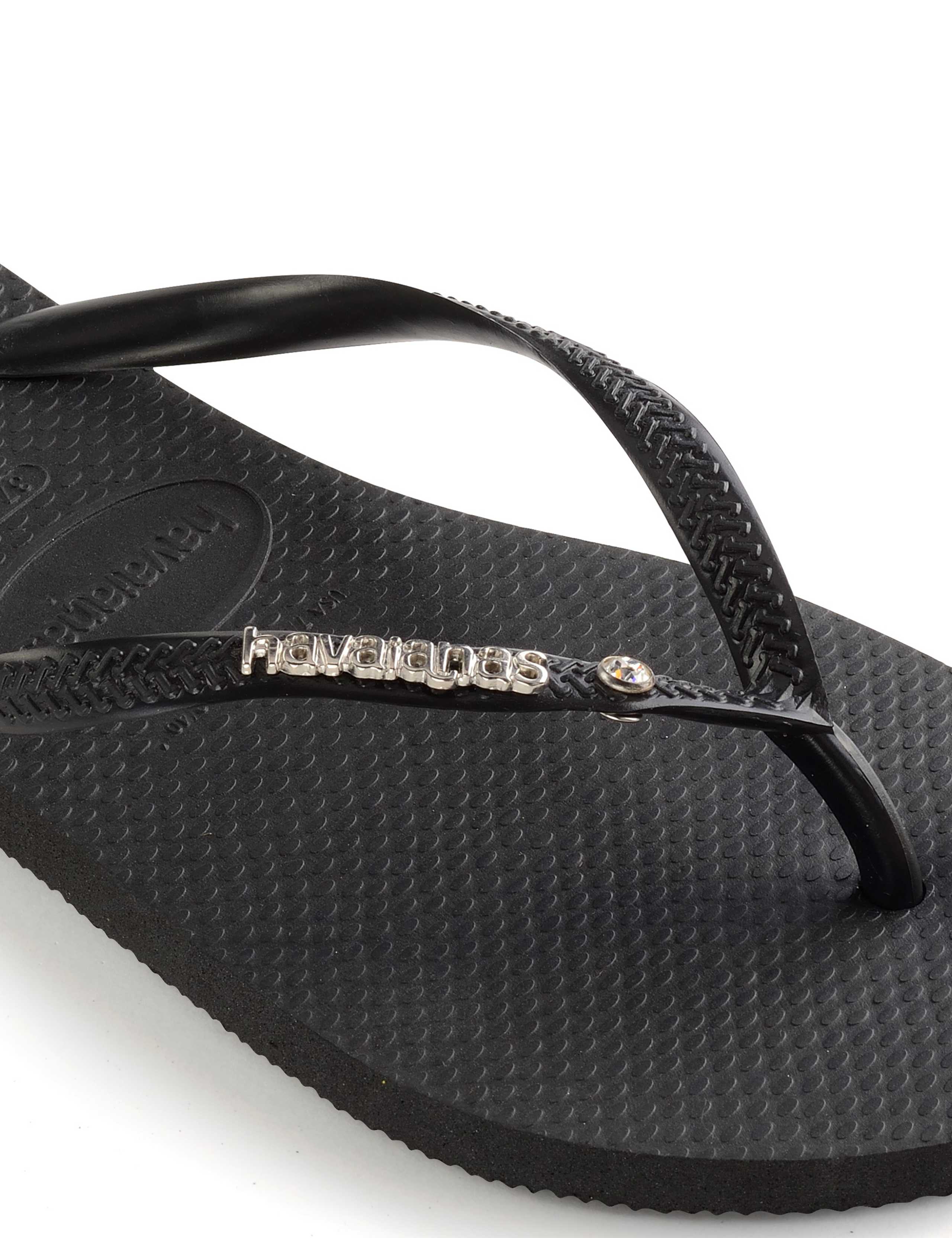 Slim Crystal Flip Flops 5 of 5