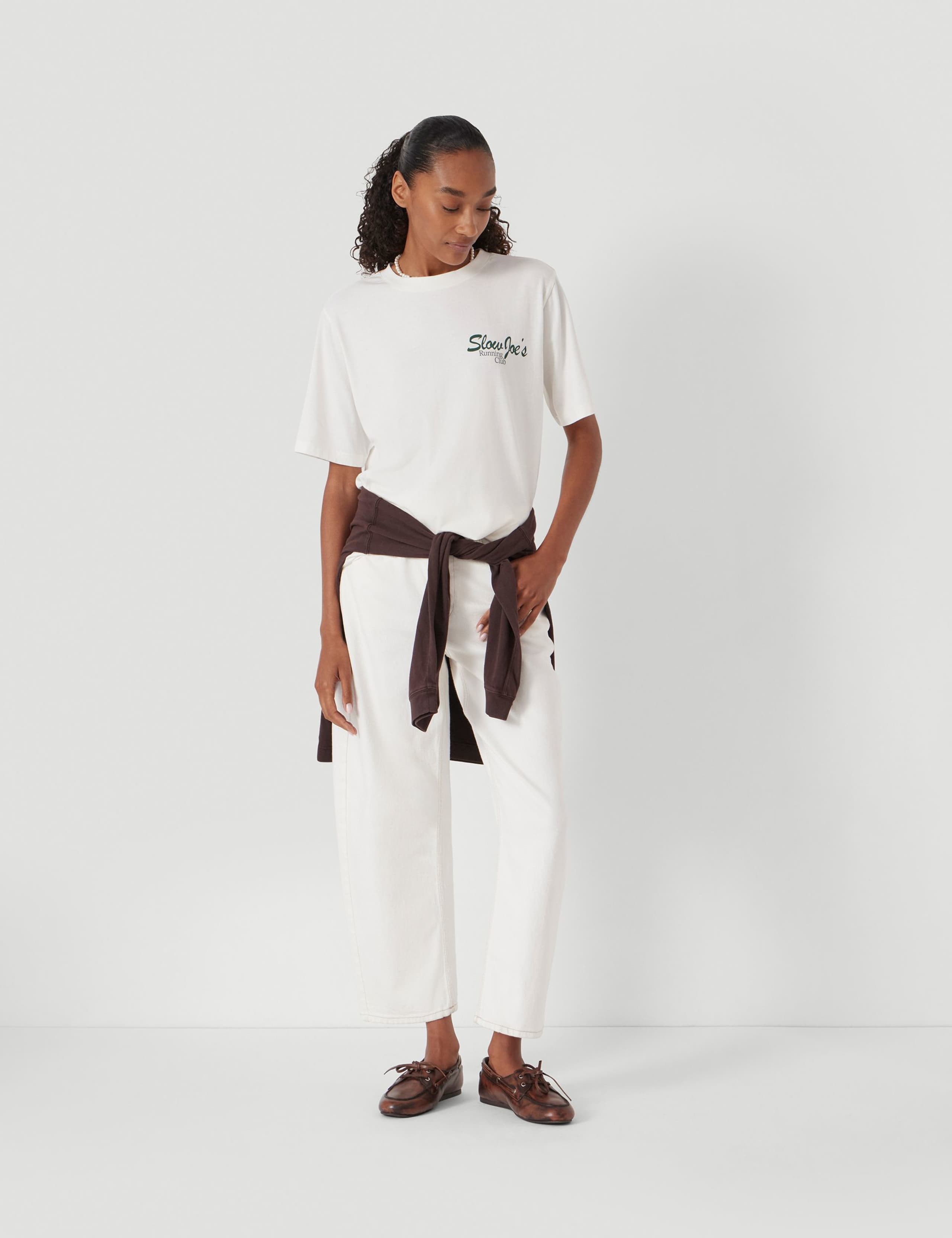 Pure Cotton Slogan Graphic T-Shirt 3 of 5