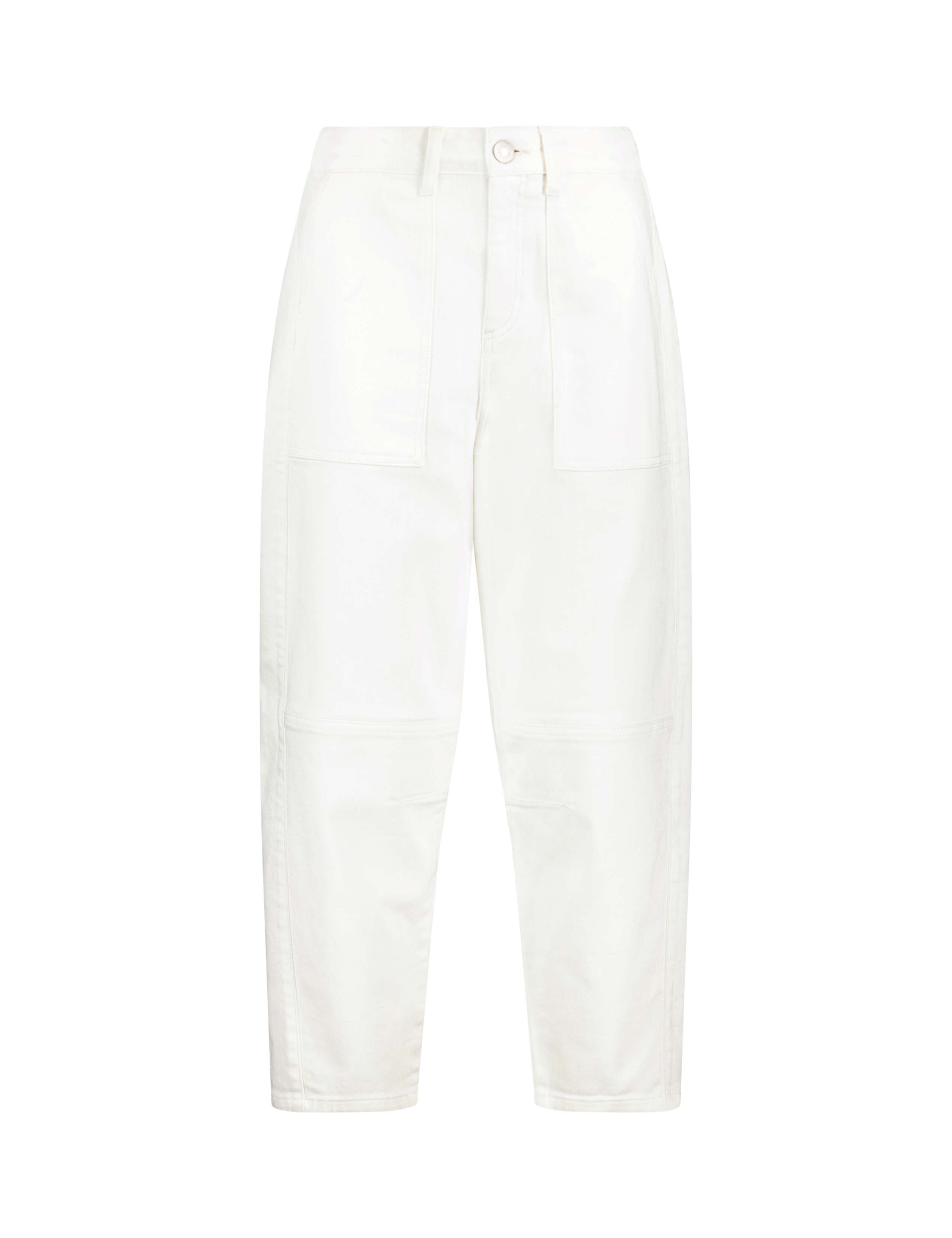 Boyfriend High Waisted Barrel Cropped Jeans 2 of 5