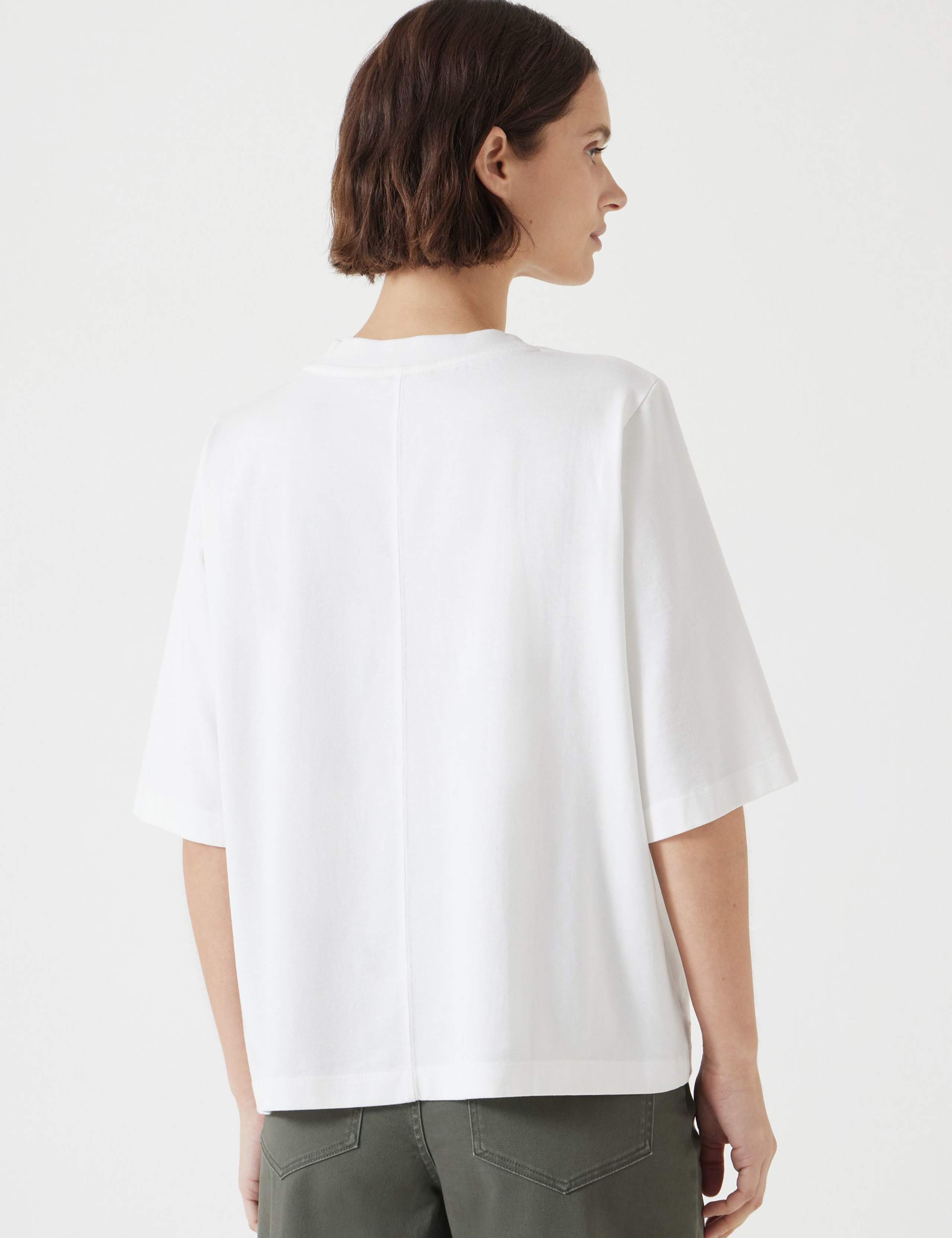 Pure Cotton Crew Neck T-Shirt 4 of 5