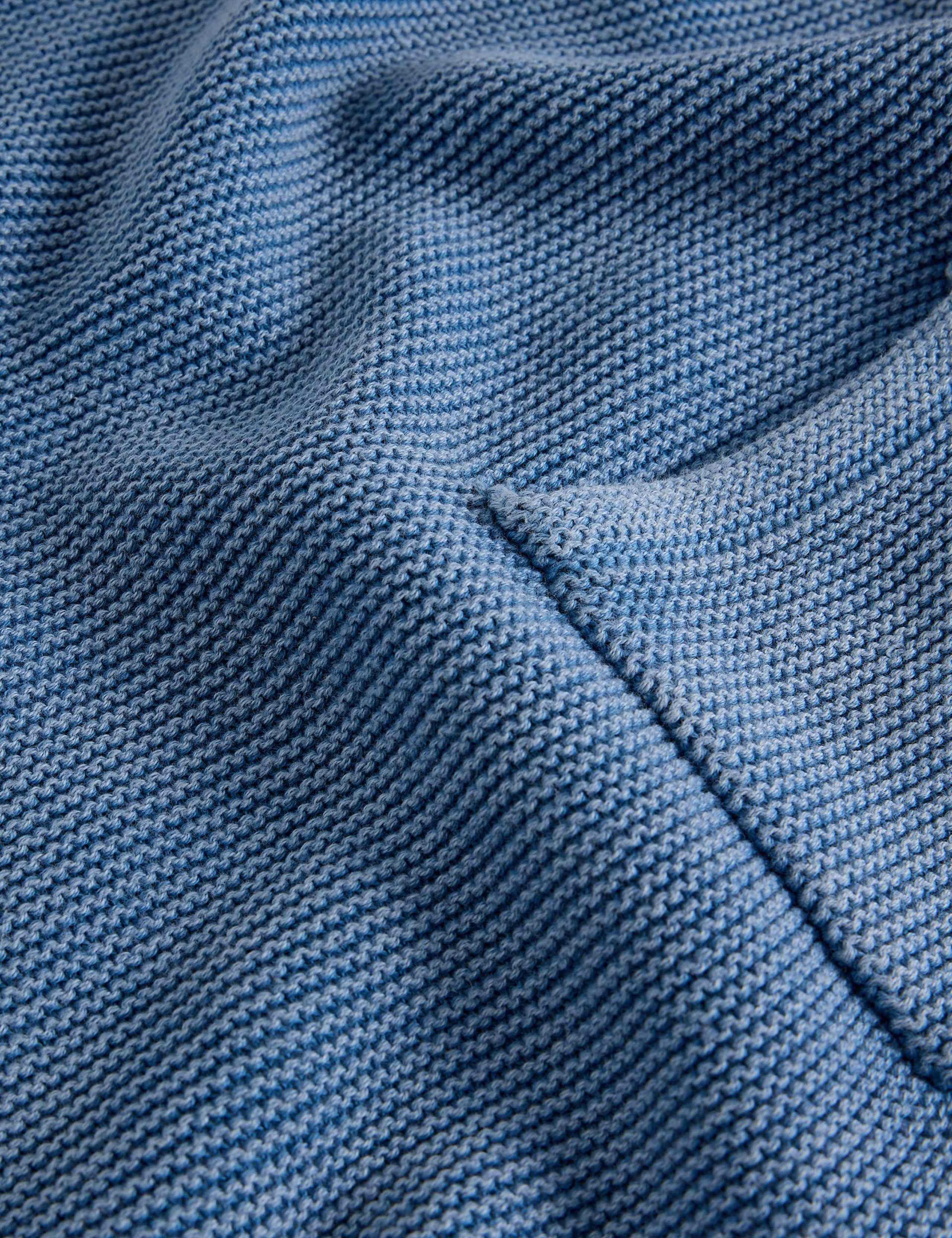 Pure Cotton Textured Crew Neck Jumper 6 of 6