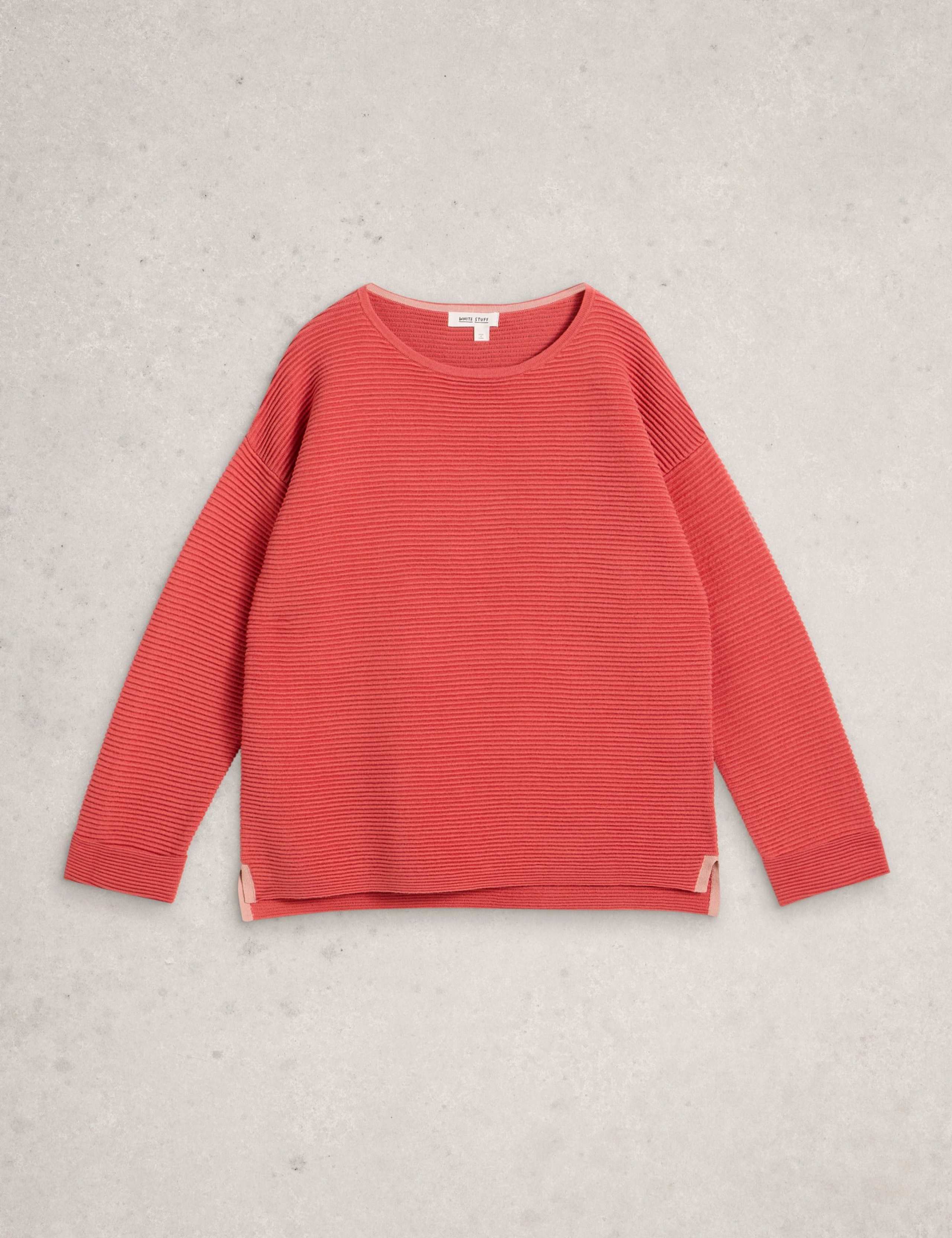 Pure Cotton Textured Jumper 2 of 6