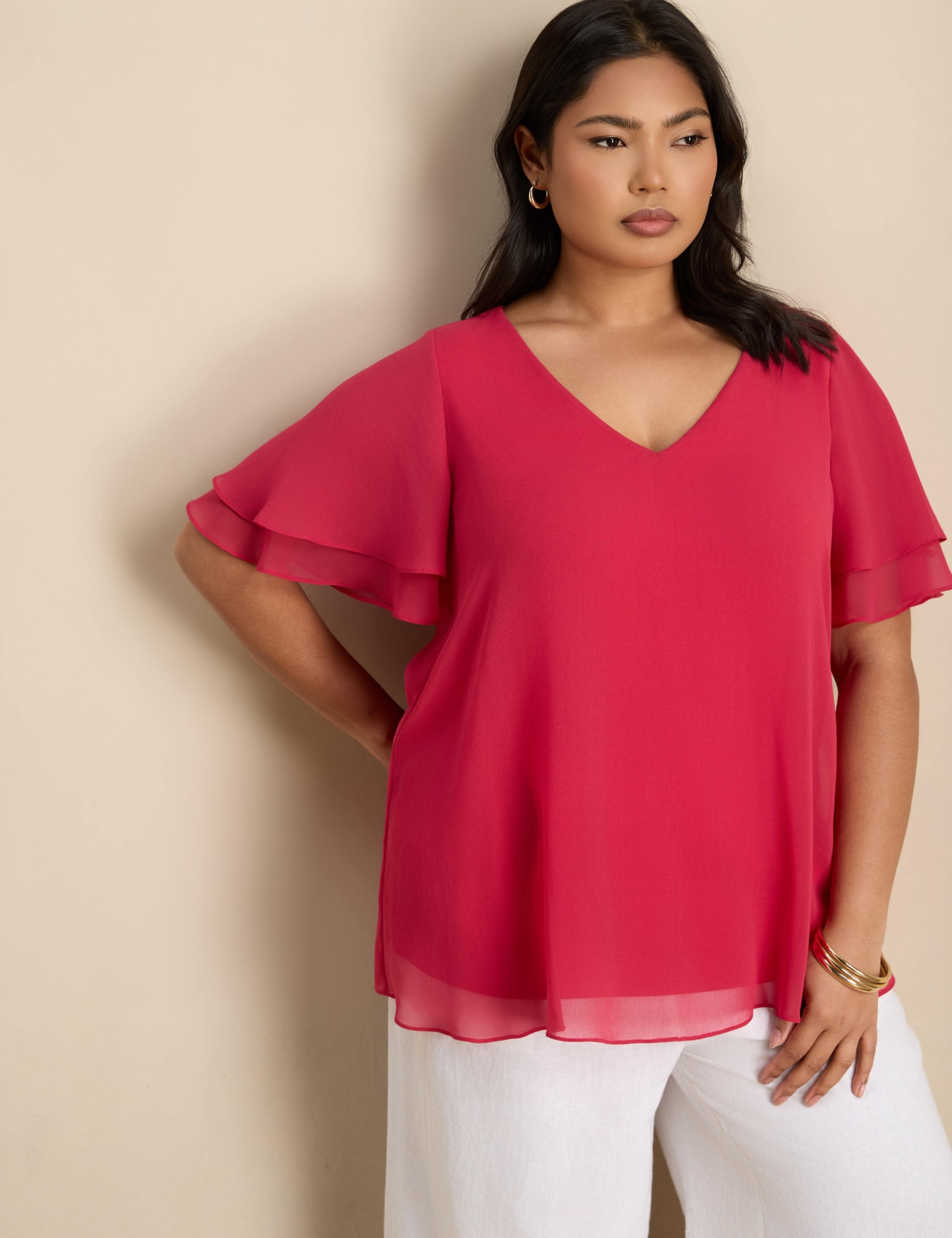 V-Neck Blouse 2 of 5