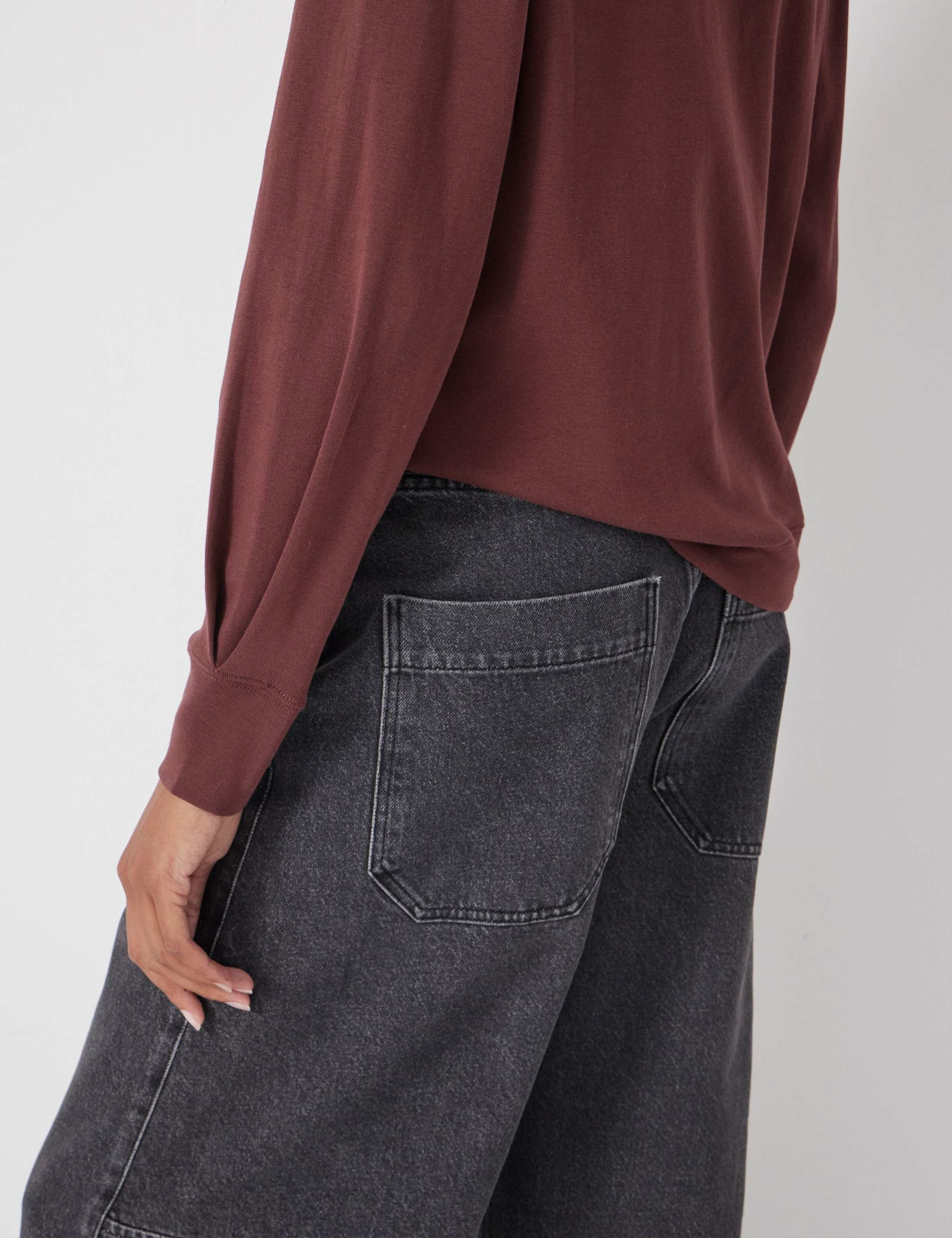 Emily Puff Sleeve Cotton Jersey Top 5 of 5