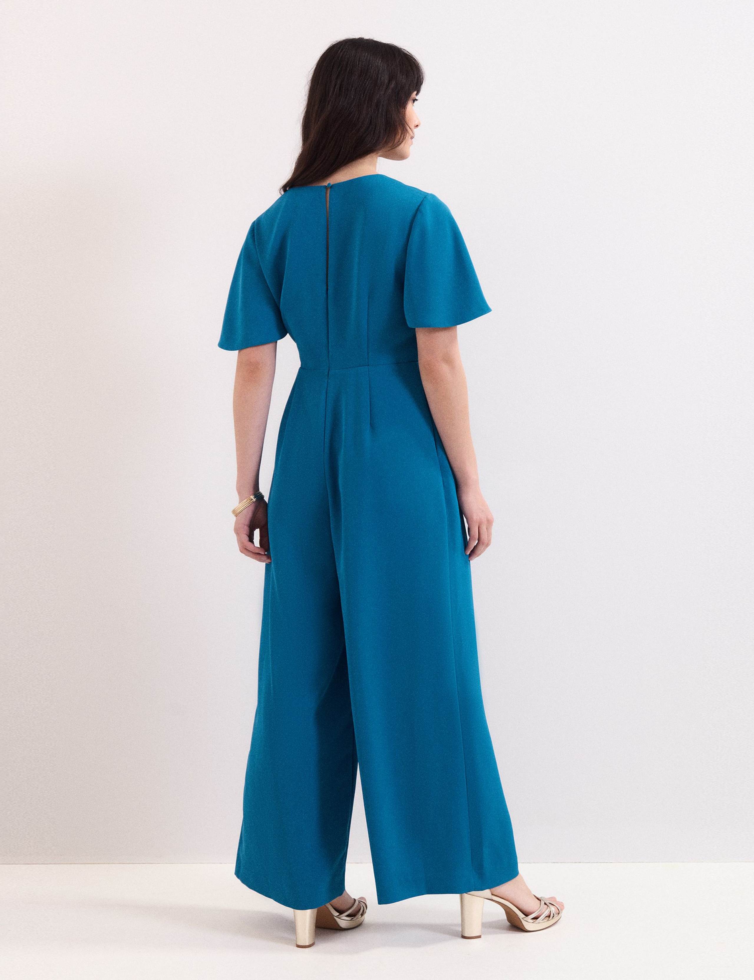 Belted Wide Leg Jumpsuit 4 of 6