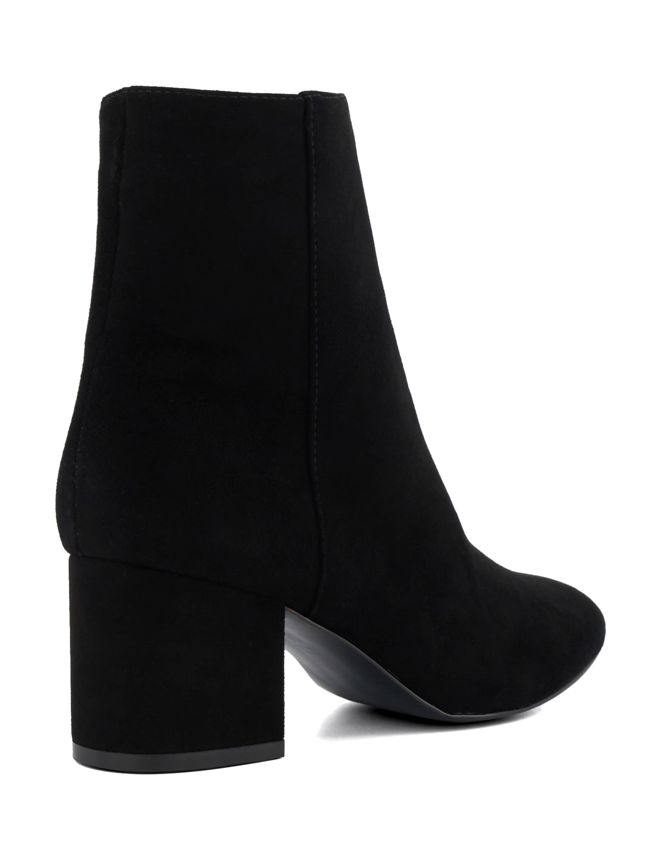 Suede Block Heel Ankle Boots 3 of 4