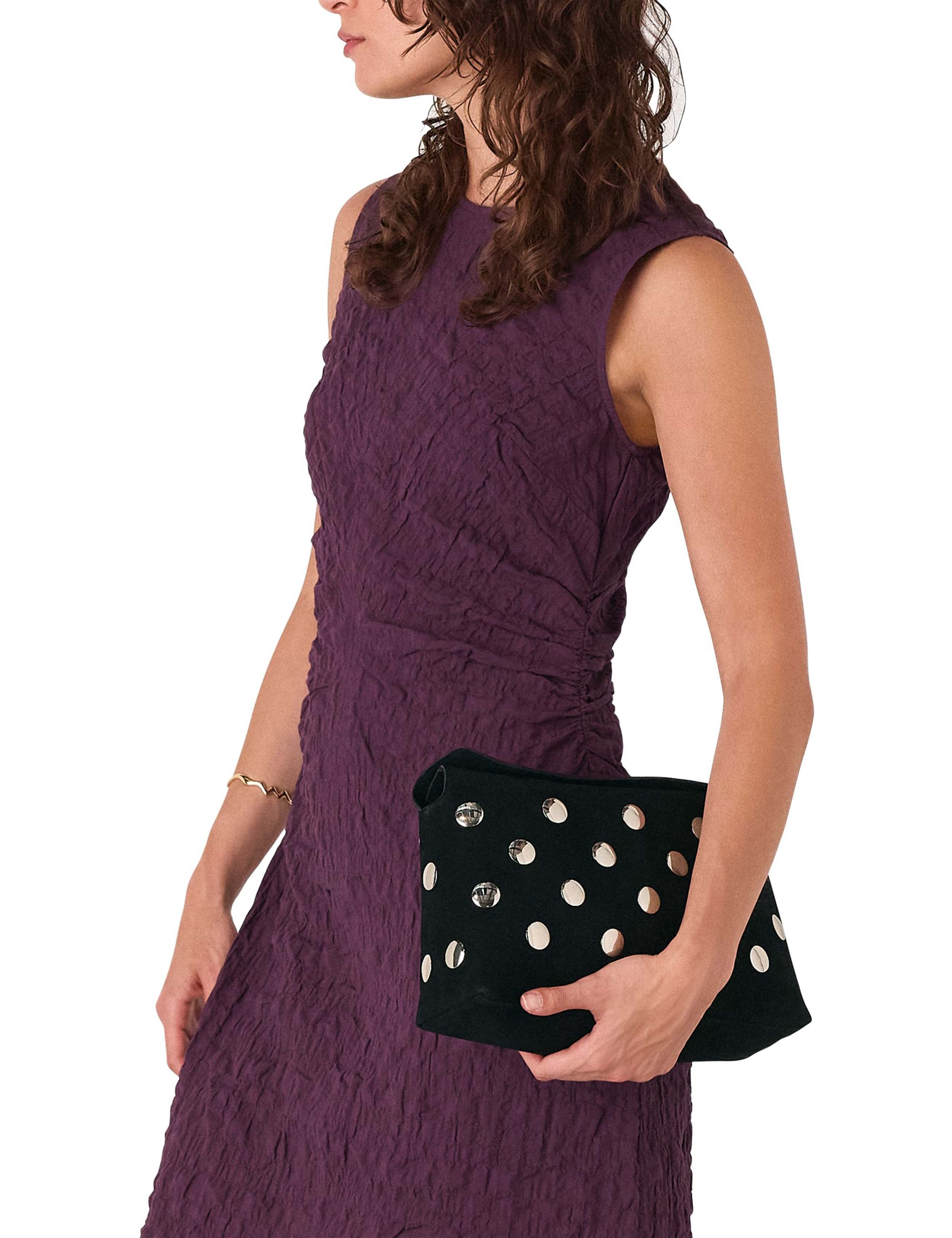 Cotton Rich Textured Midi Column Dress 4 of 4