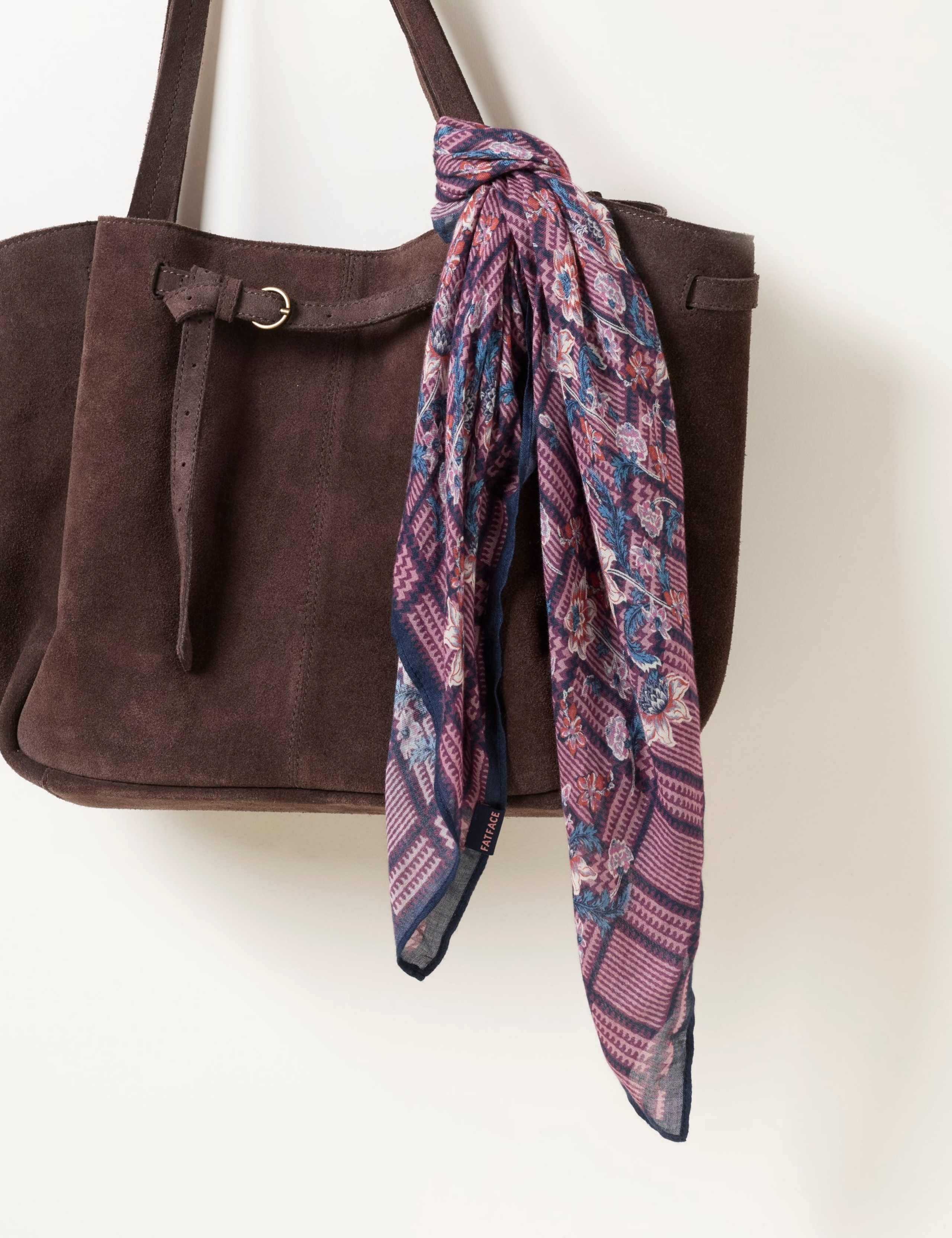 Woven Floral Scarf 2 of 2
