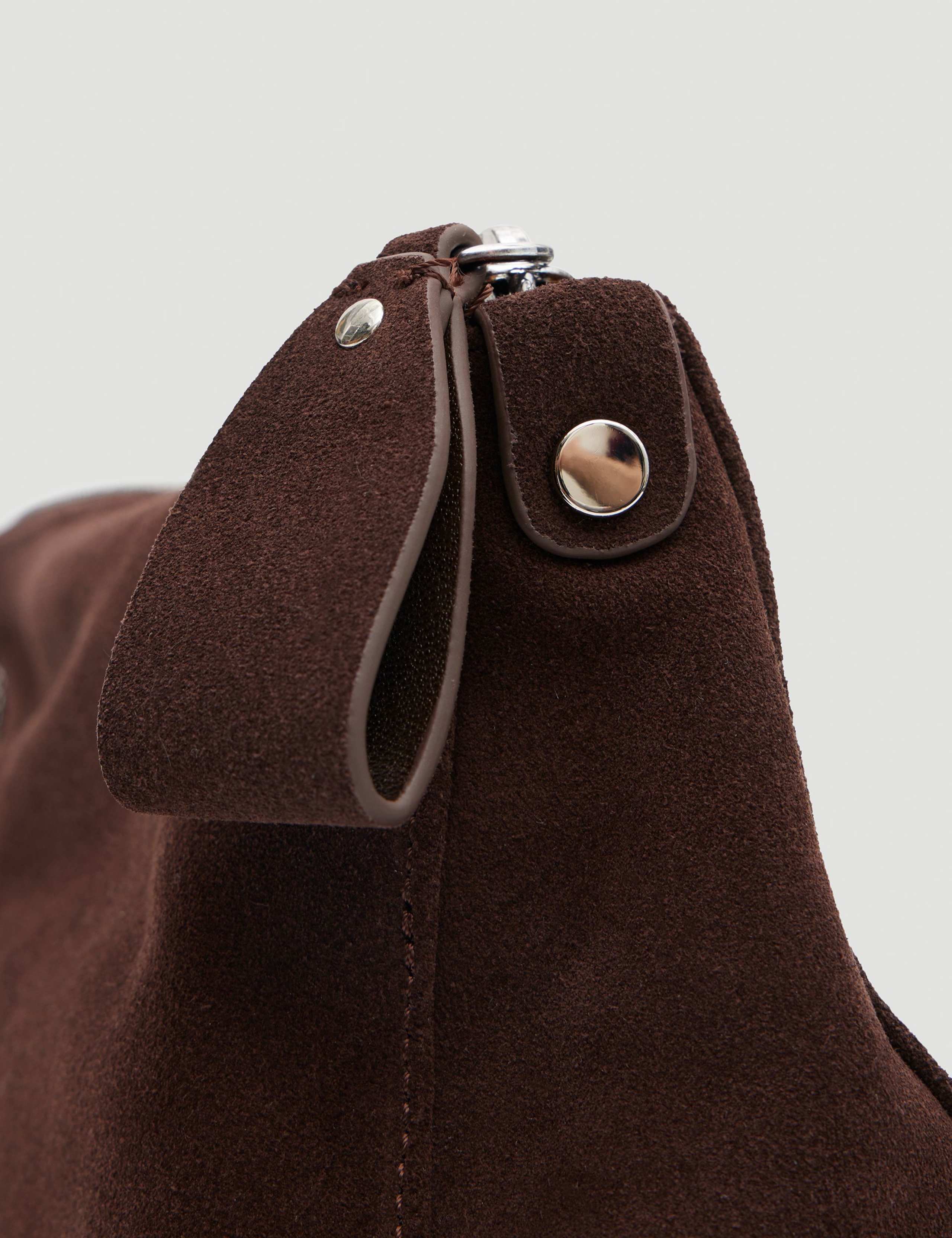 Suede Zip Around Cross Body Bag 7 of 7