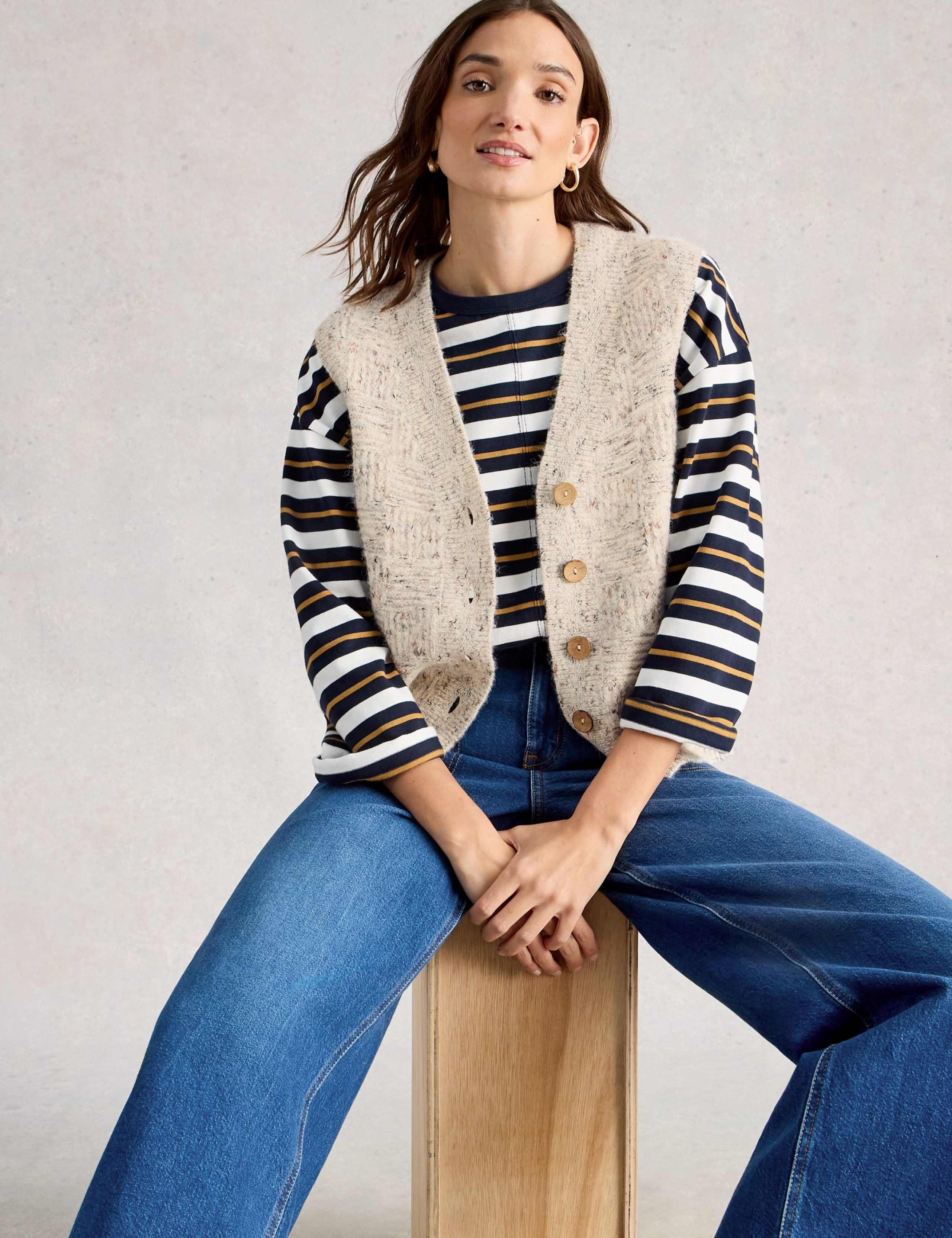 Neppy V-Neck Button Through Vest Top 3 of 6