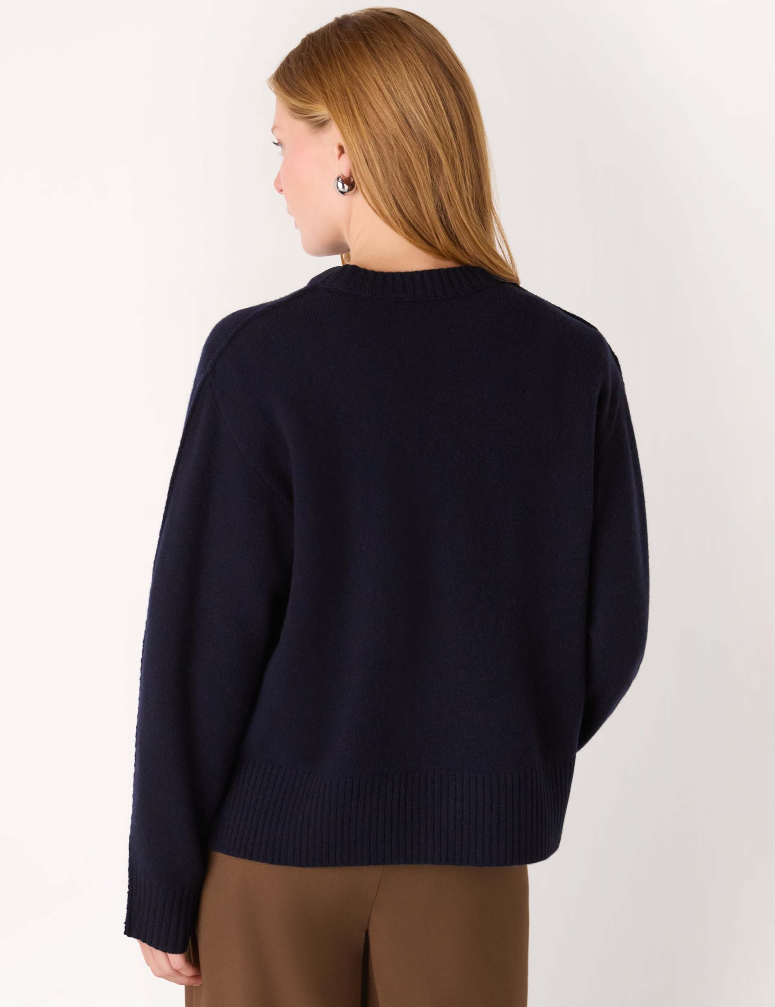 Pure Wool Textured Jumper 3 of 3
