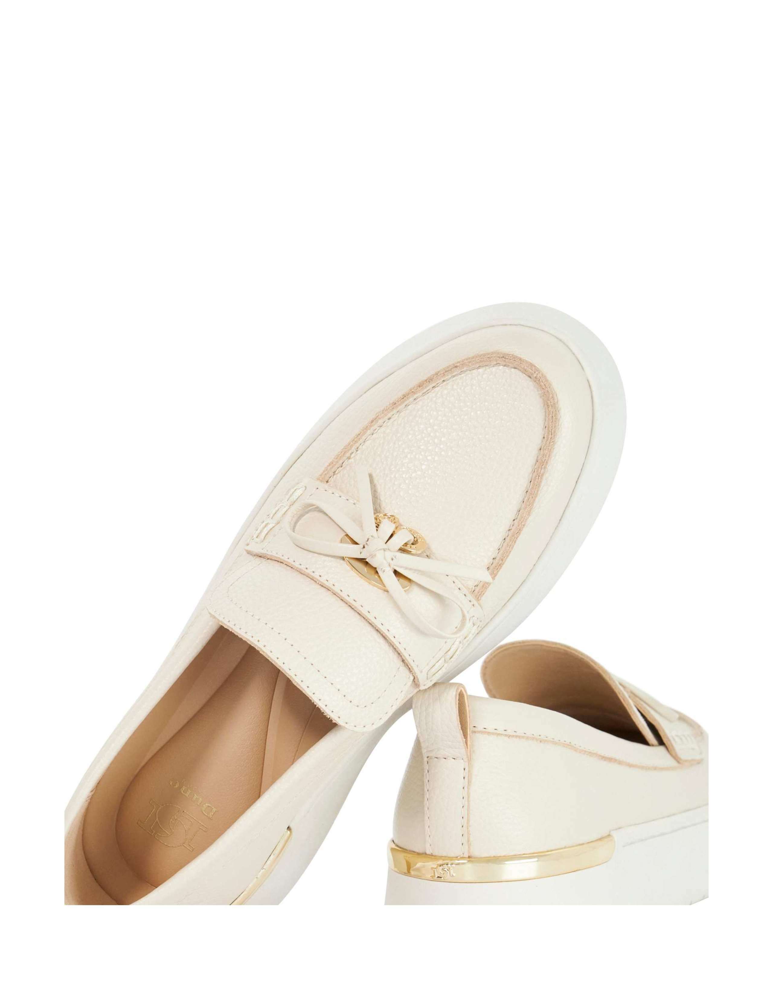 Leather Bow Flatform Loafers 6 of 6