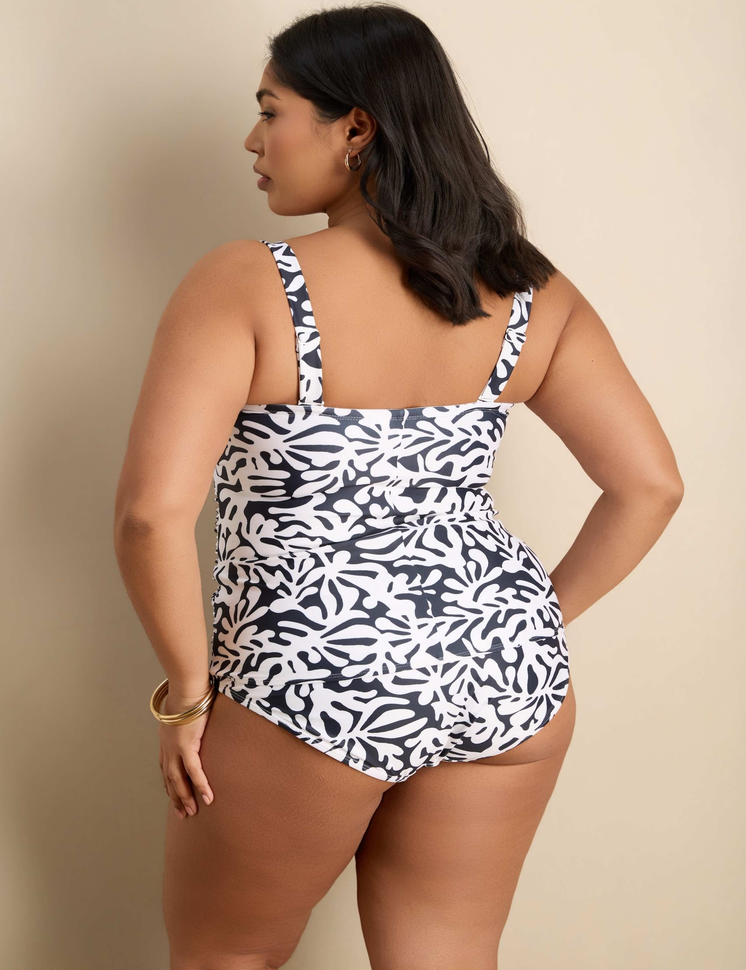 Printed High Waisted Bikini Bottoms 4 of 5