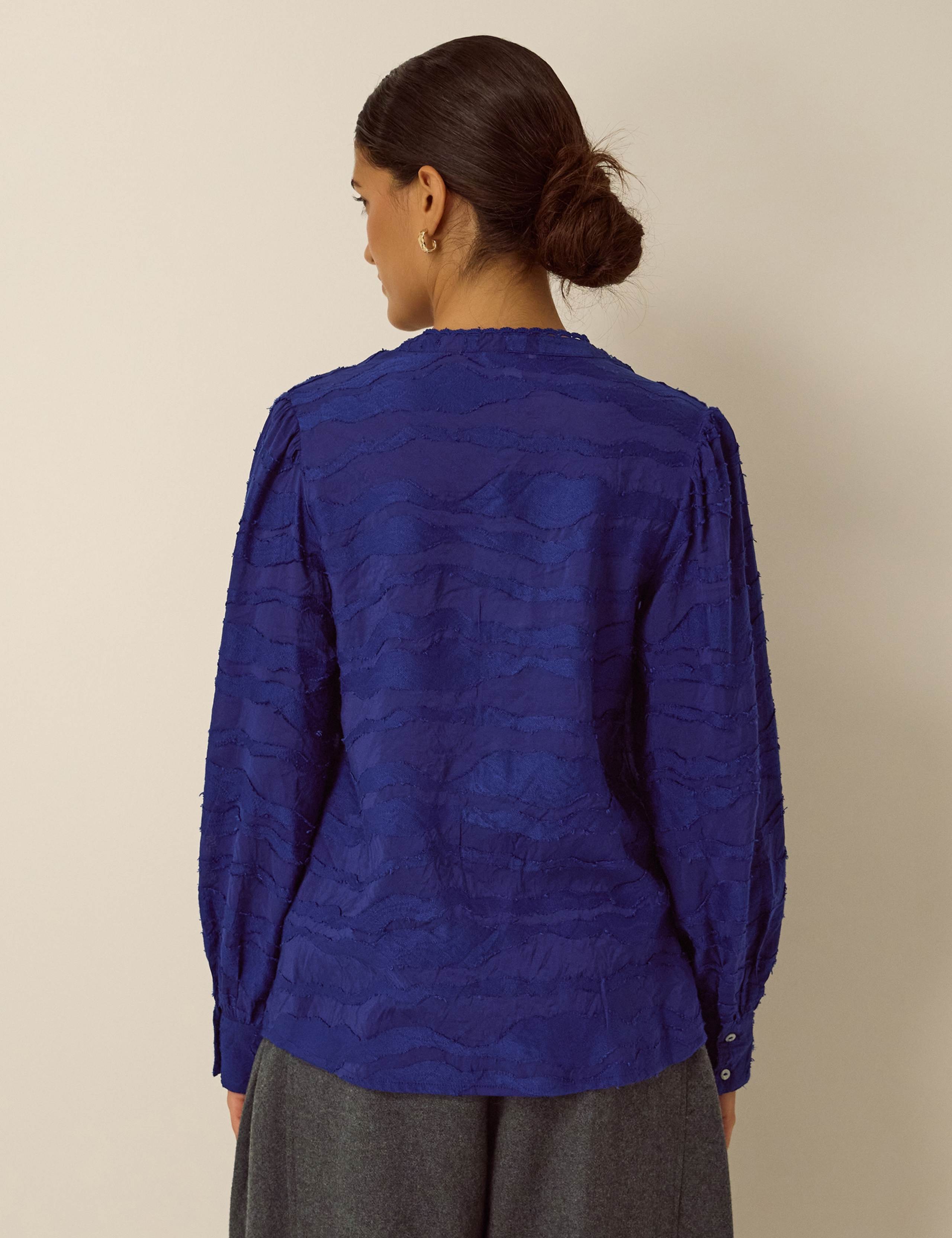 Jacquard Crew Neck Top 3 of 4