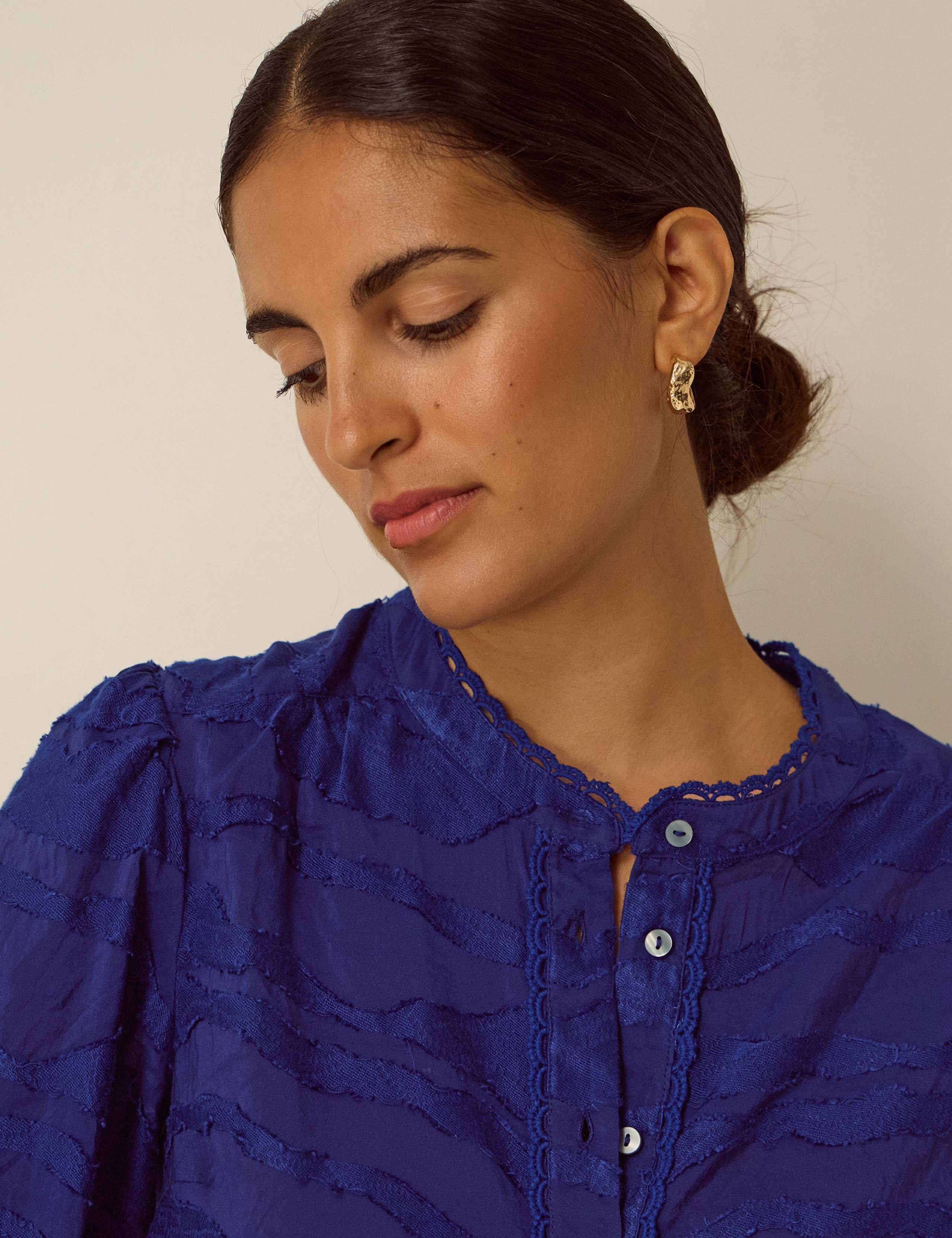 Jacquard Crew Neck Top 4 of 4