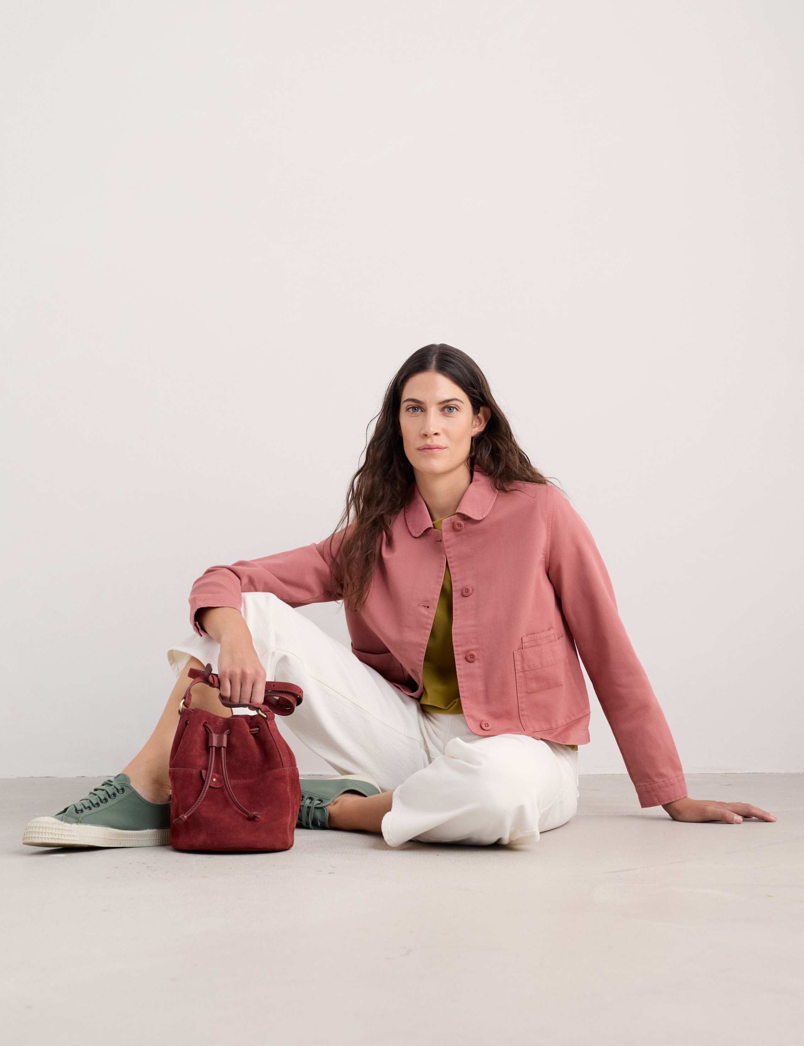 Pure Cotton Collared Jacket 4 of 5