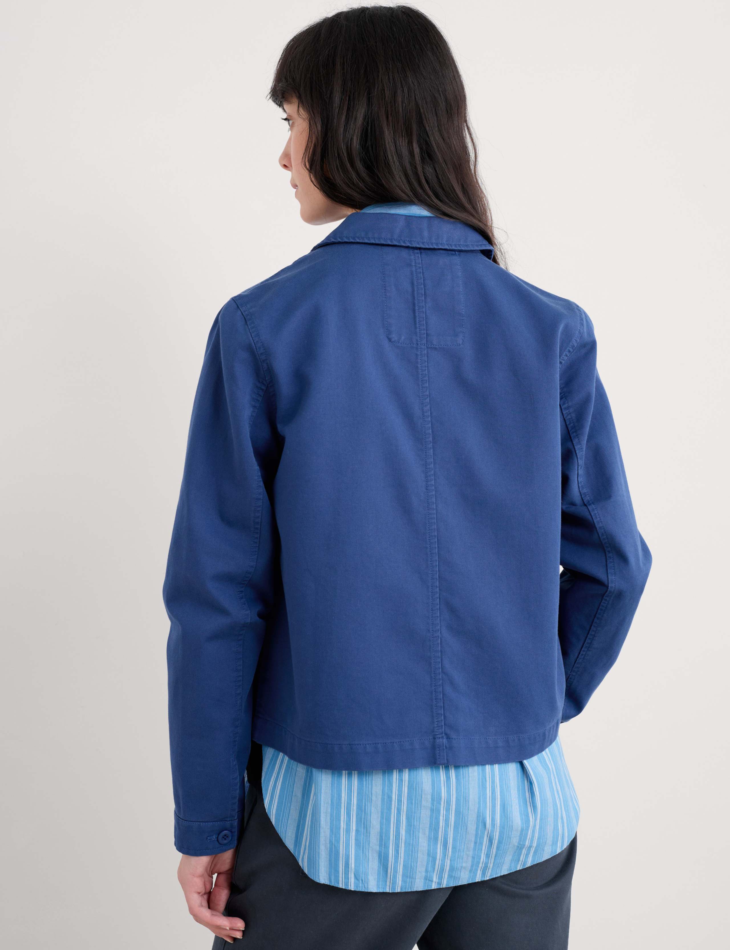 Pure Cotton Collared Jacket 3 of 5