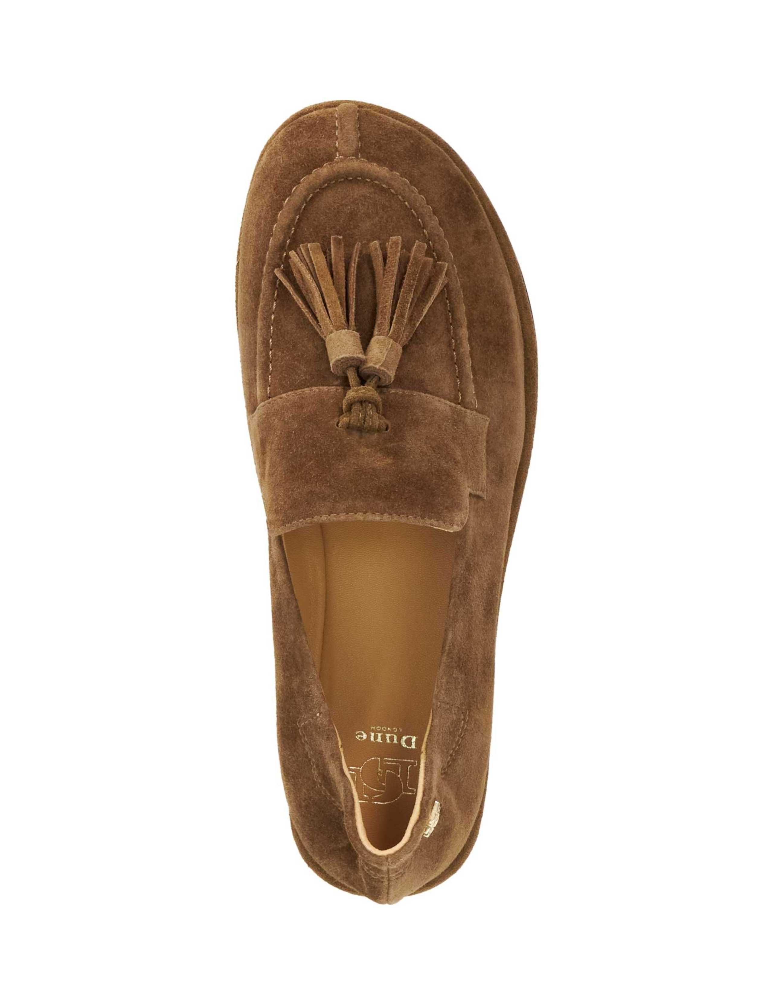 Suede Tassle Flat Round Toe Loafers 3 of 3