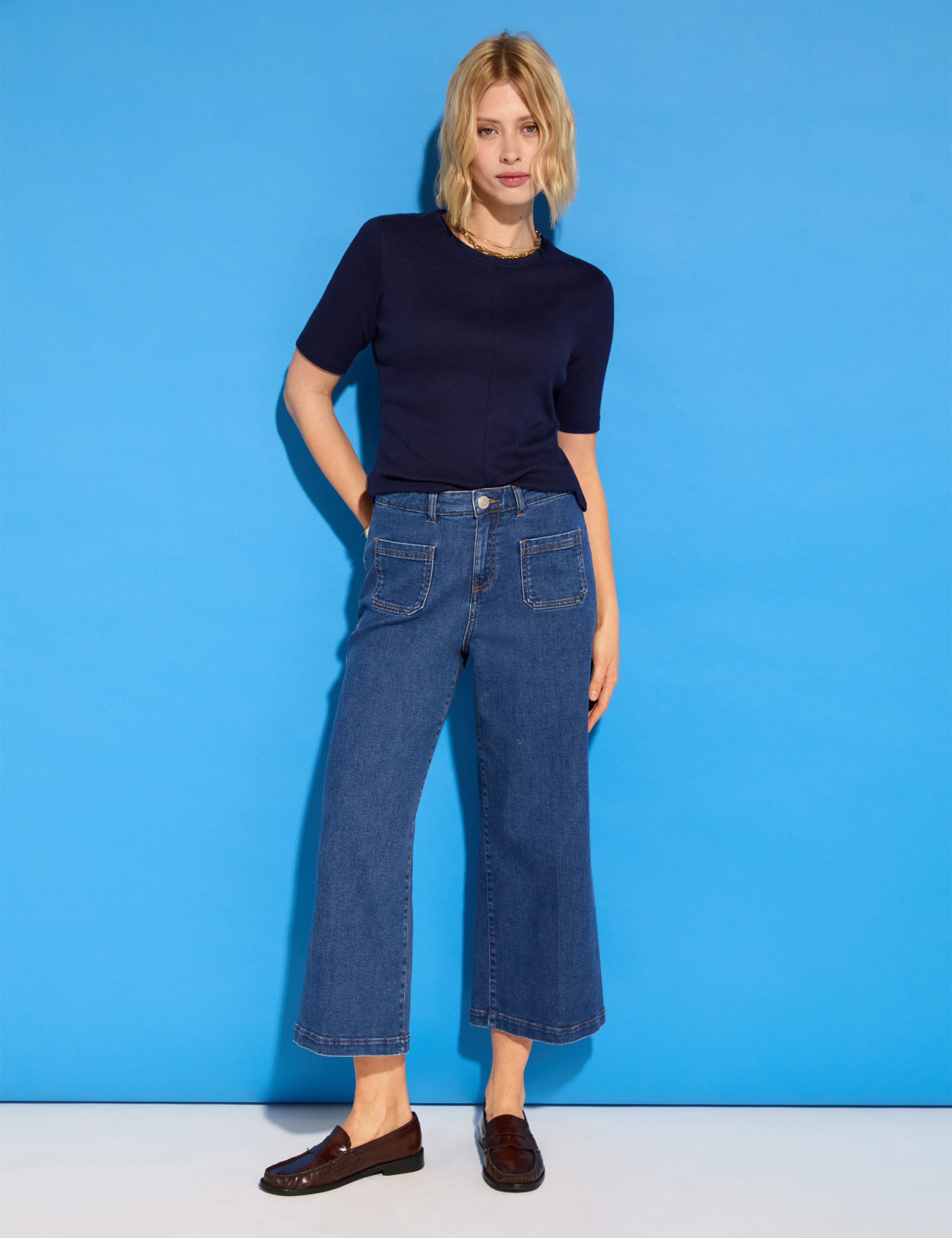 Pure Cotton Crew Neck Top 5 of 5
