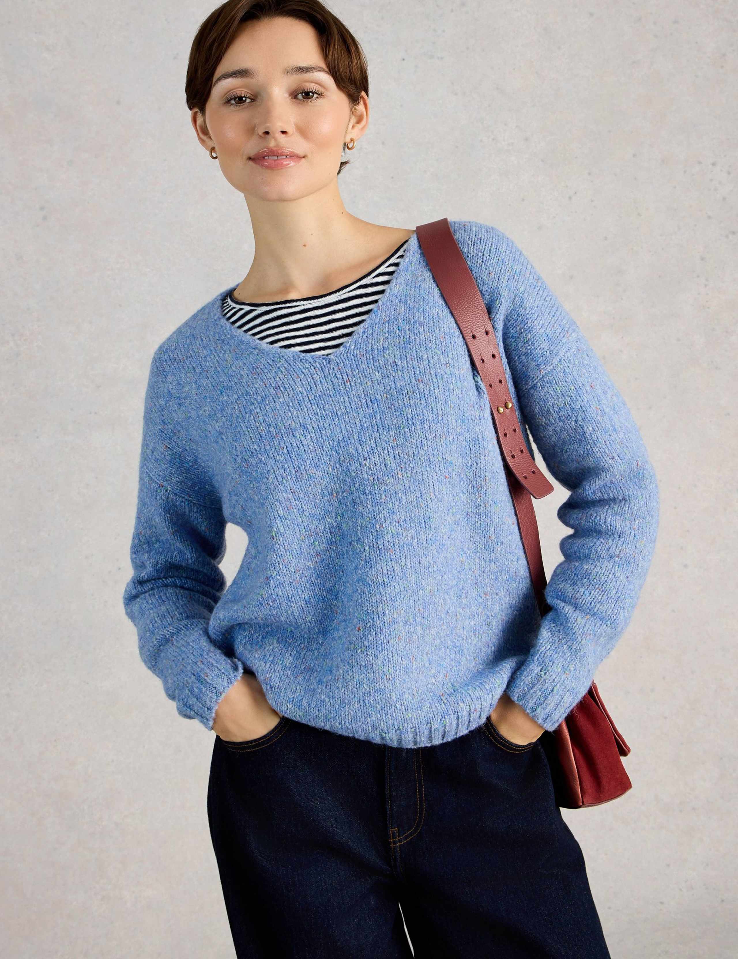 Textured V-Neck Jumper 3 of 6