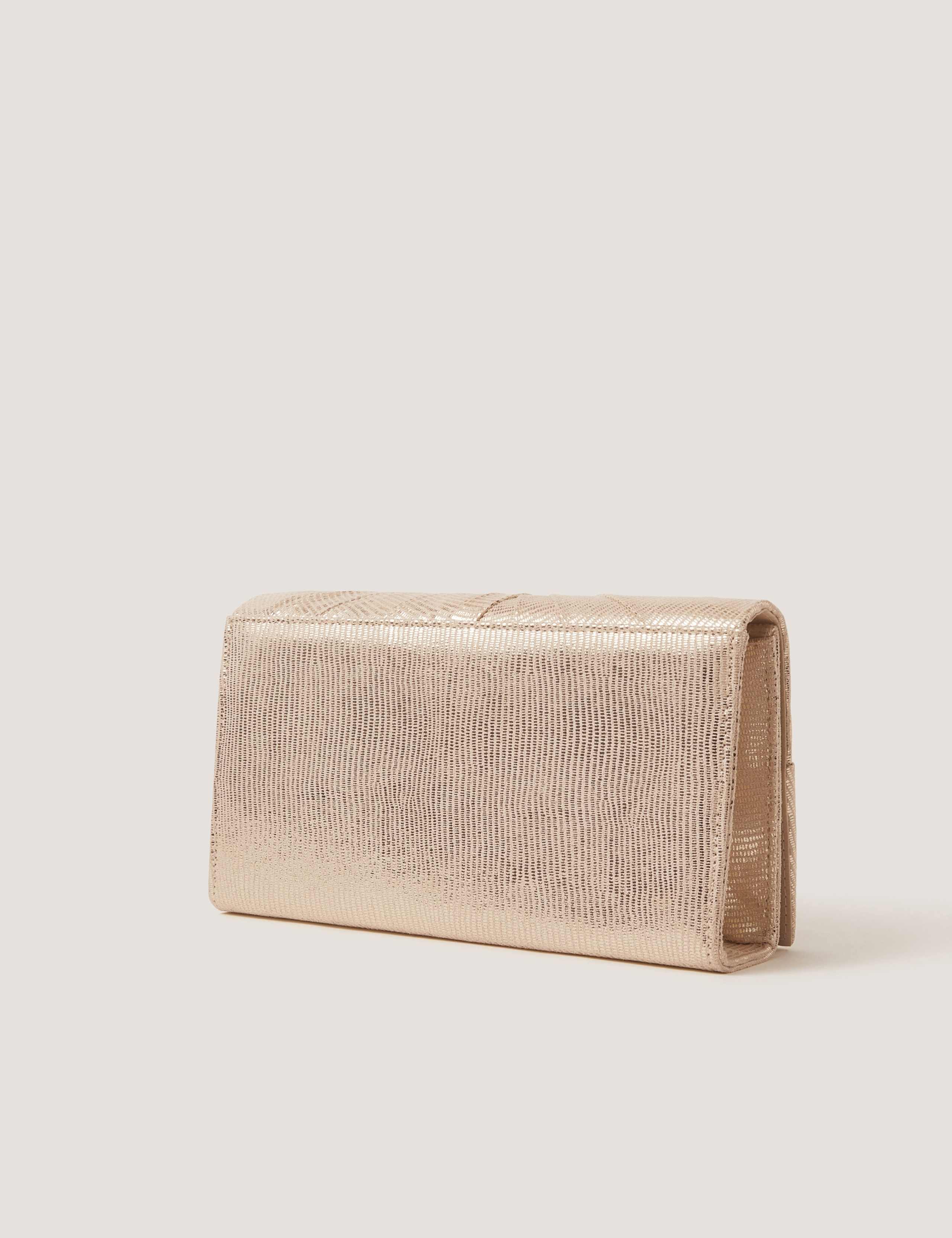 Metallic Twist Knot Clutch 2 of 4