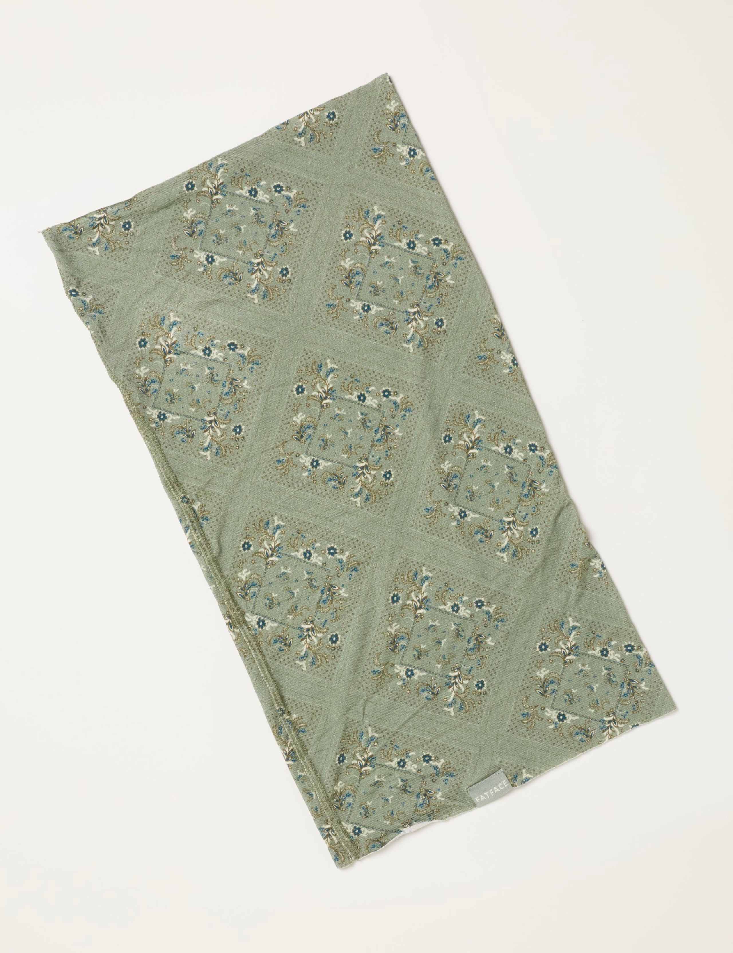 Woven Floral Snood - bandana - doesn't match 2 of 3