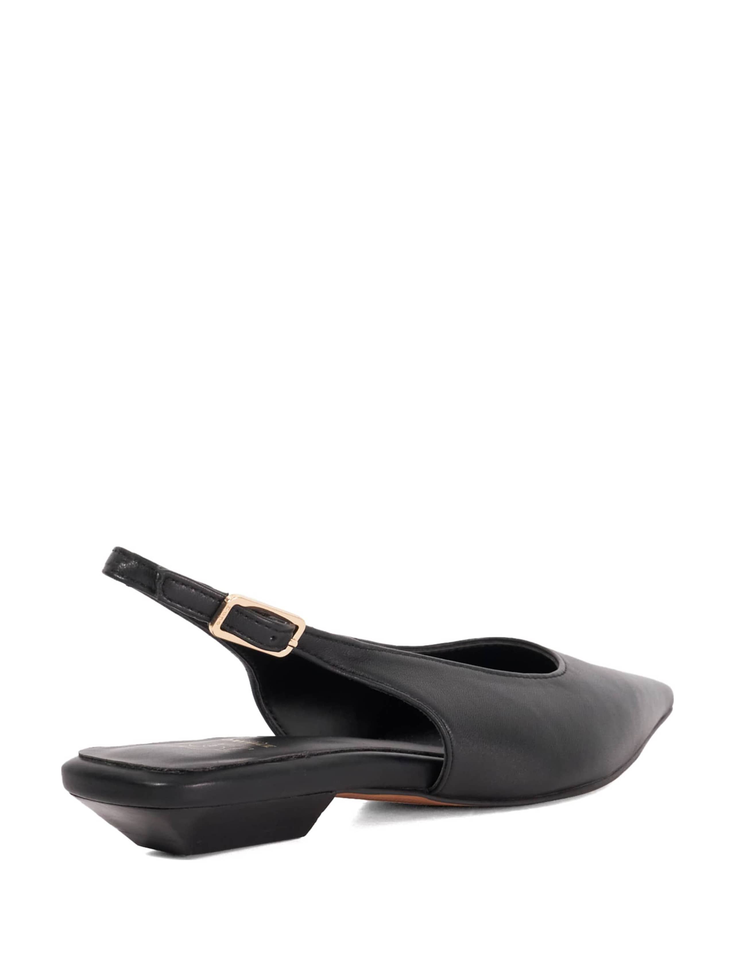 Suede Kitten Heel Slingback Shoes 3 of 5