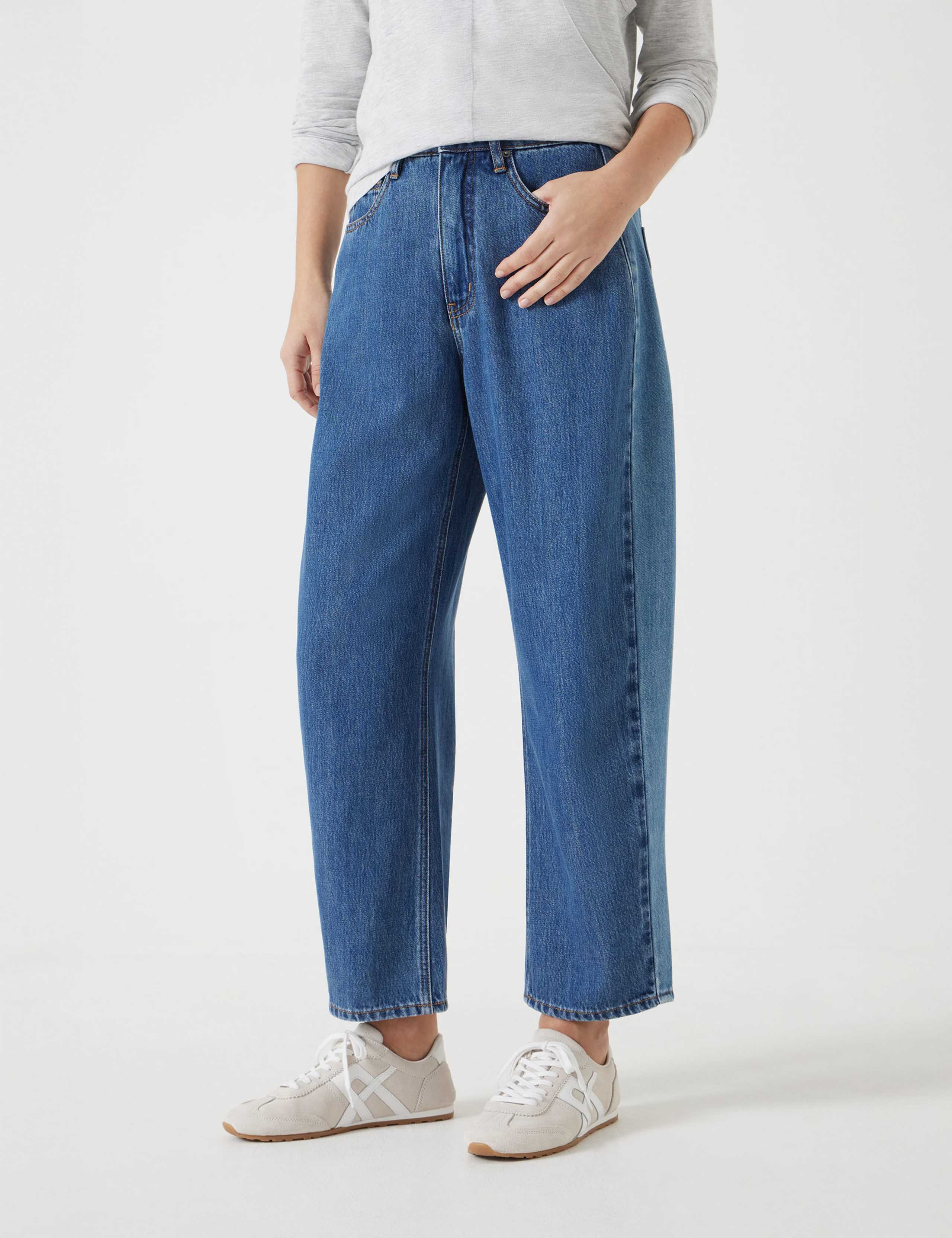 Mid Rise Barrel Leg Jeans 5 of 5