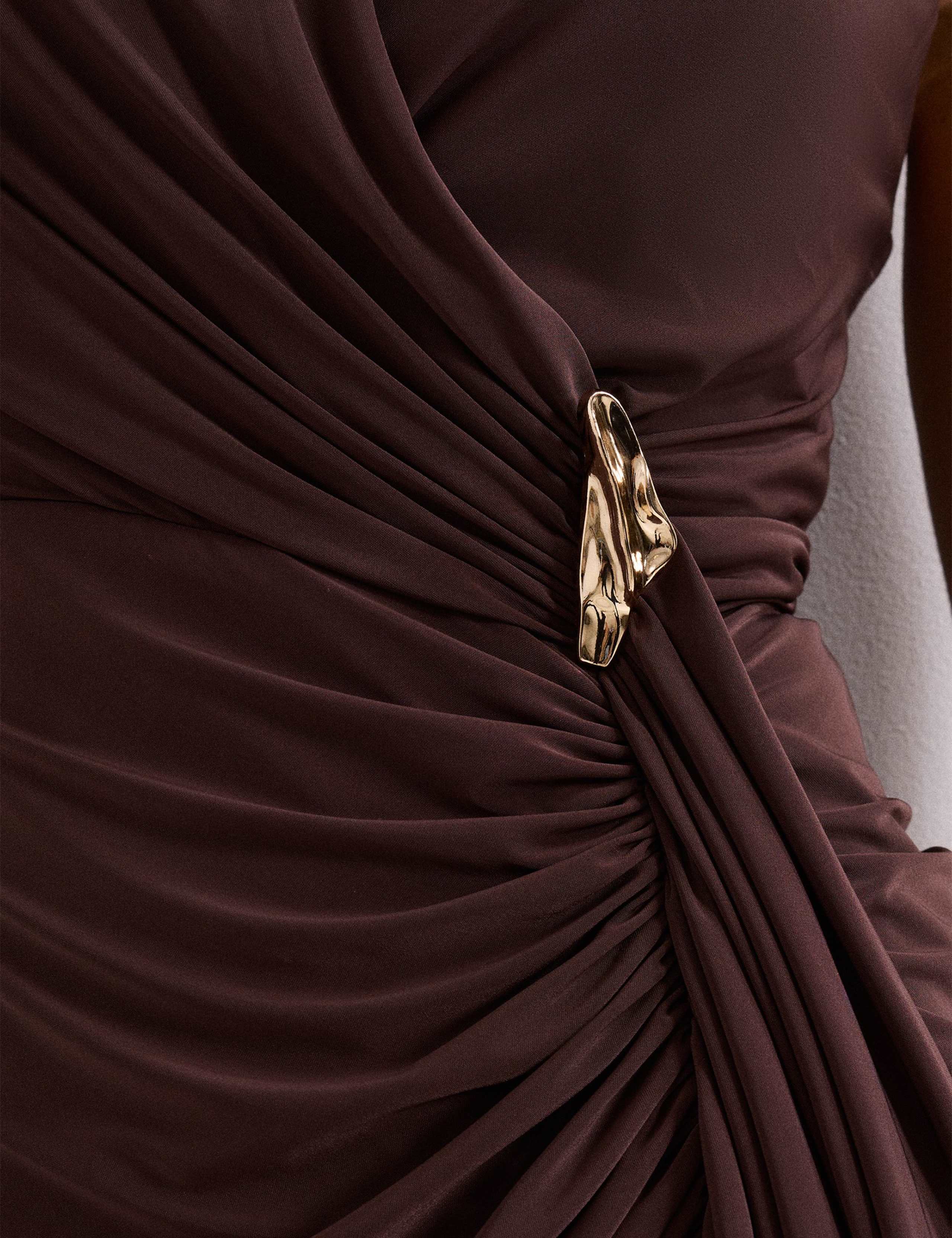 V-Neck Maxi Wrap Dress 10 of 10