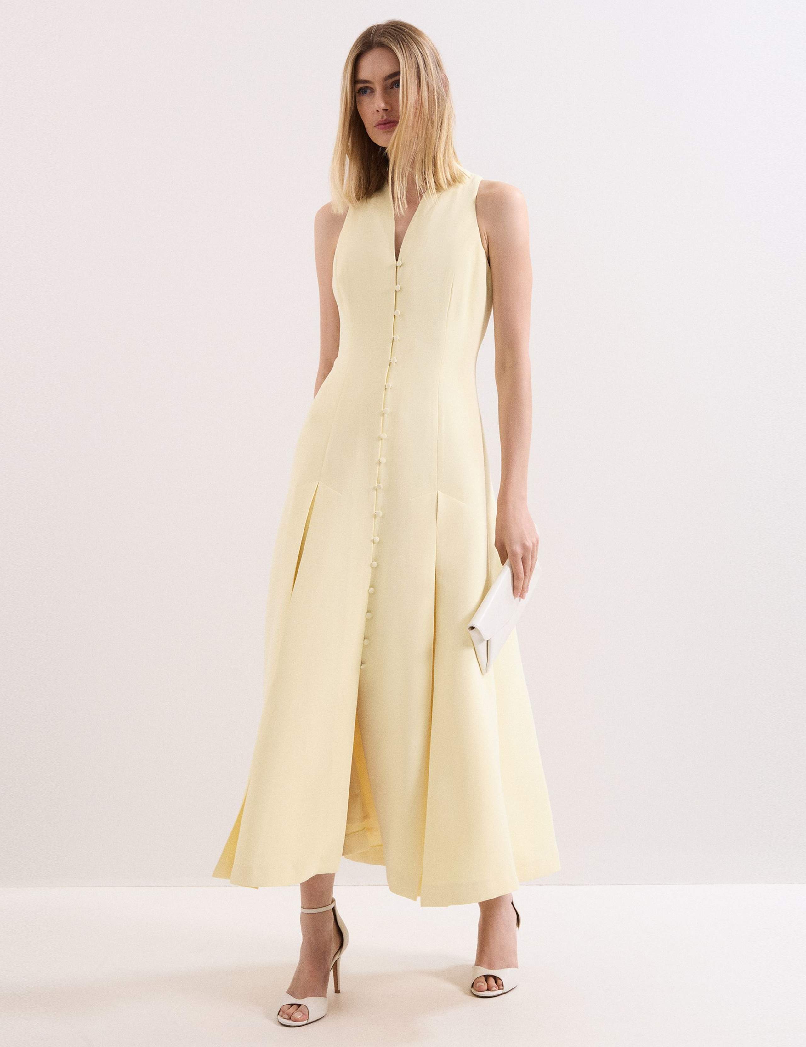 V-Neck Midaxi Skater Dress 1 of 8