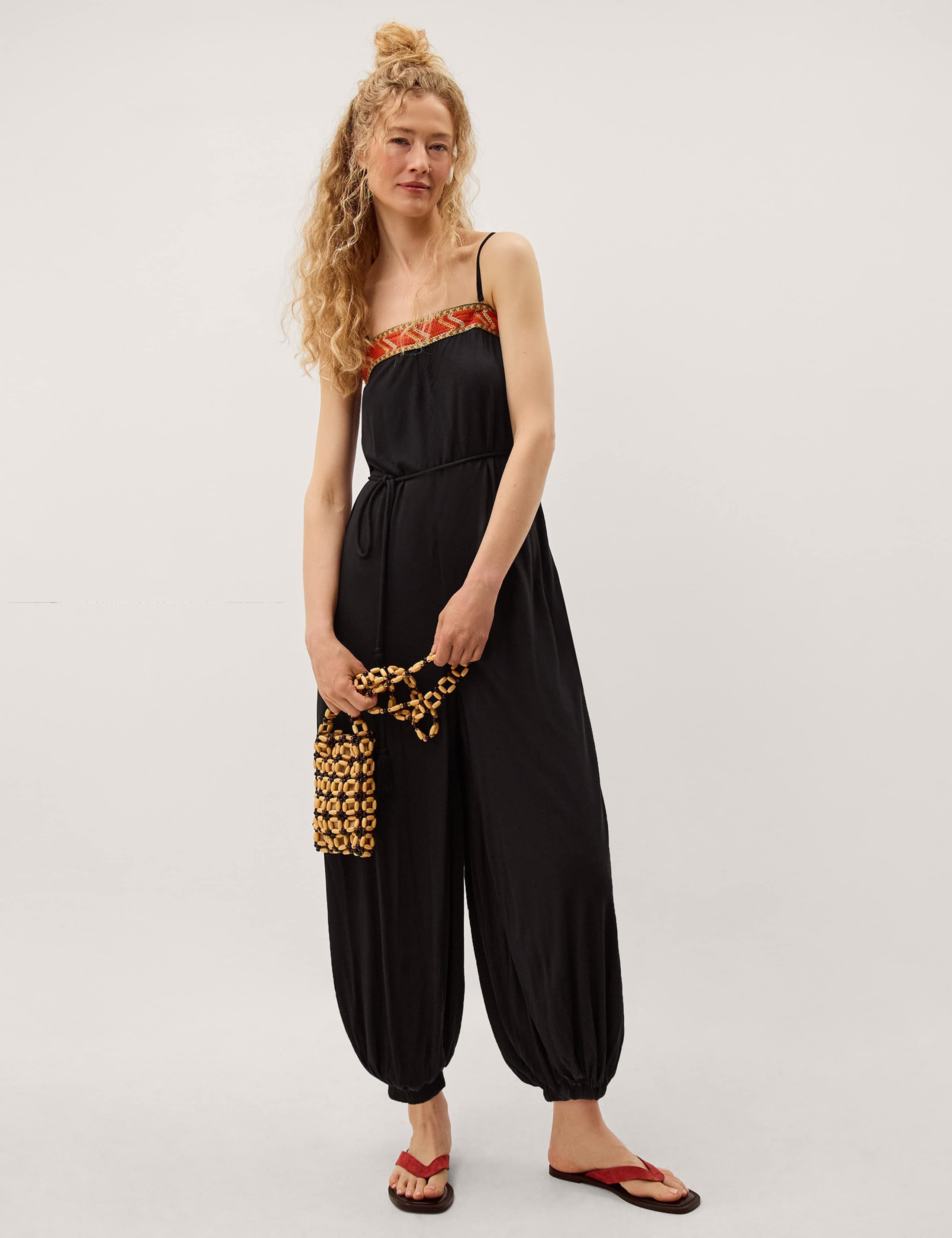 Pure Lyocell Sleeveless Jumpsuit 1 of 4