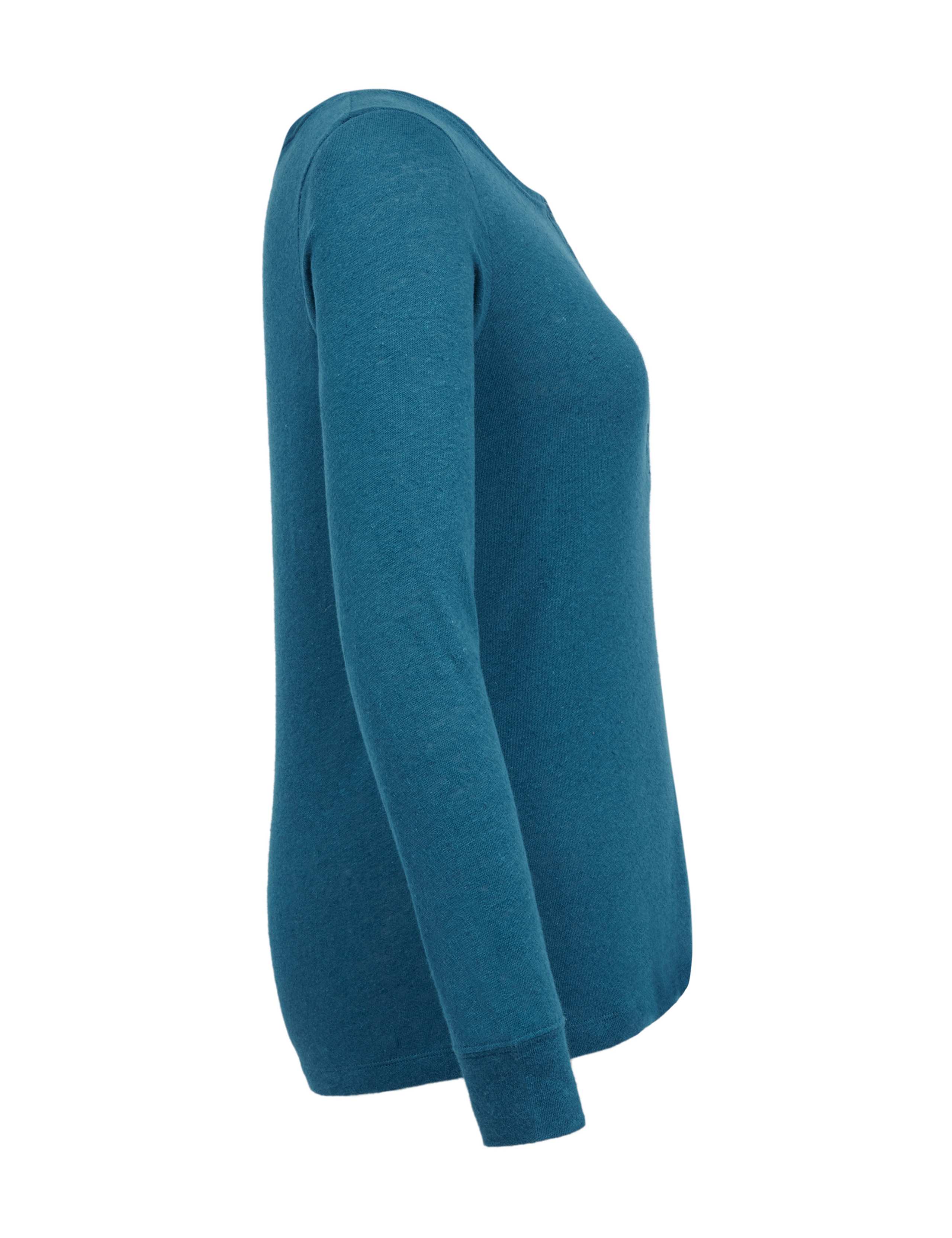 Linen Blend Henley Top 3 of 6