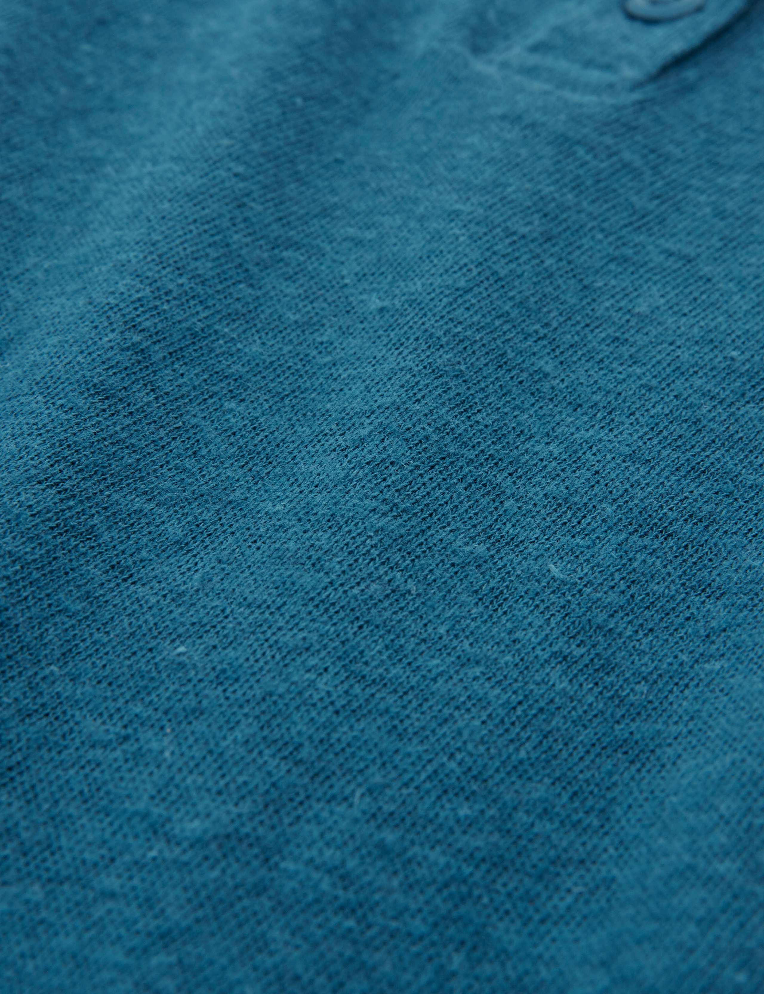 Linen Blend Henley Top 6 of 6