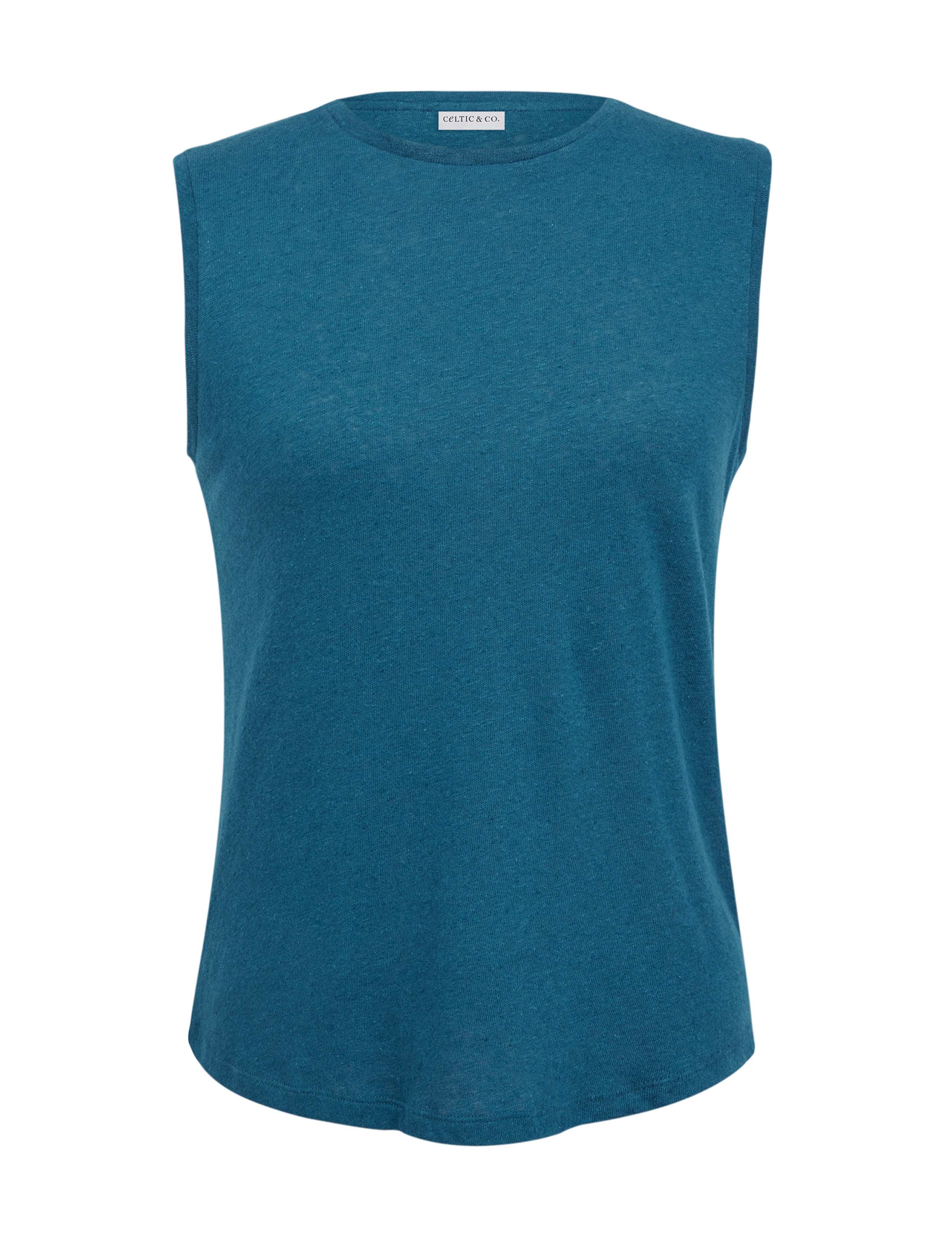 Linen Blend Tank Top 2 of 4