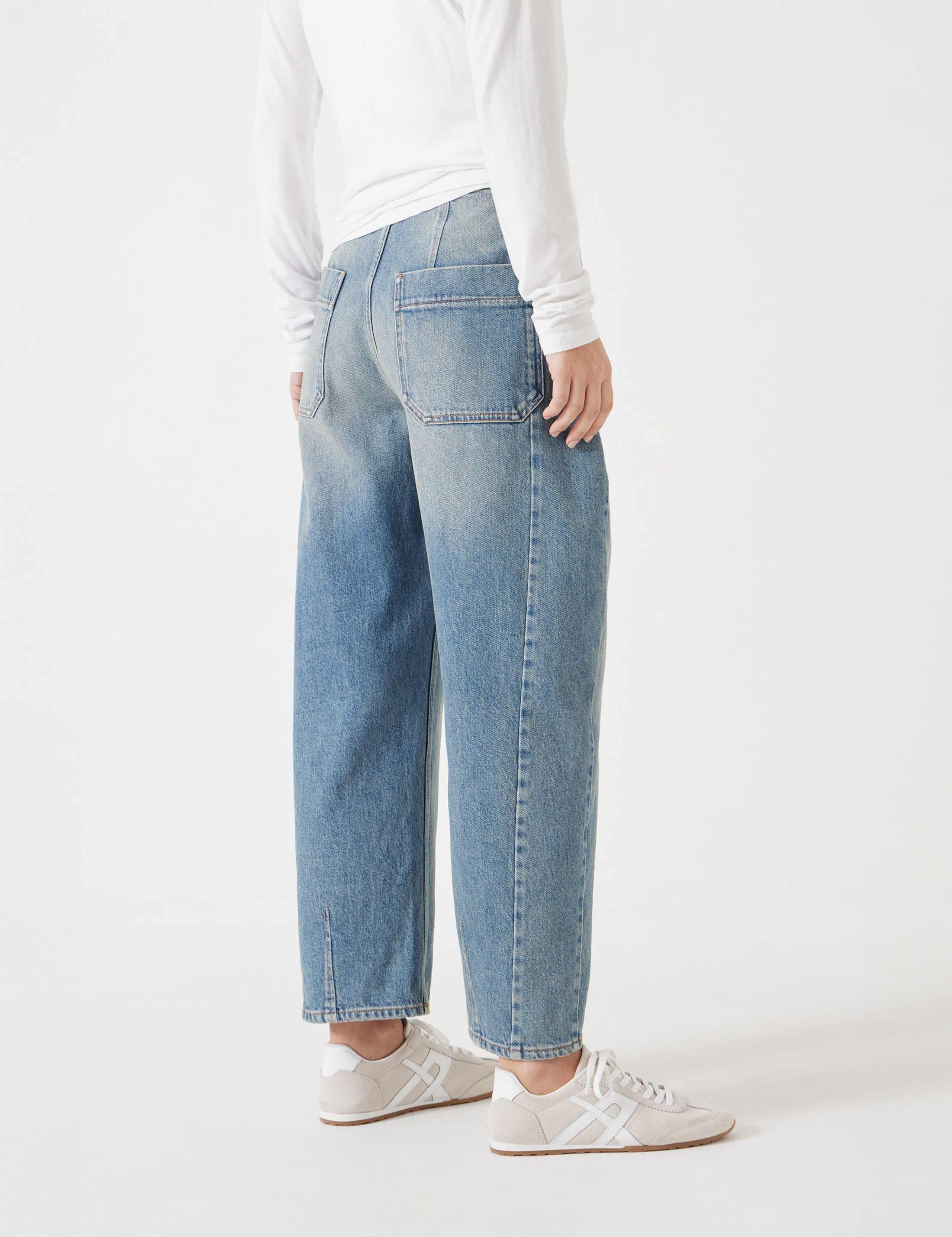 Cordelia Mid Rise Barrel Leg Jeans 2 of 5