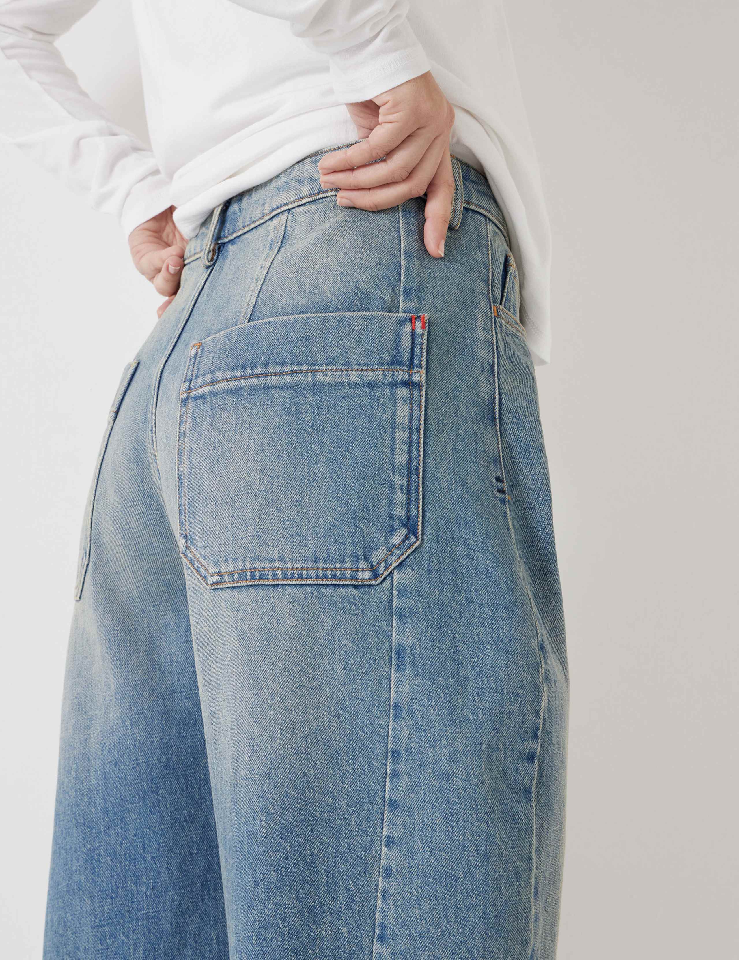 Cordelia Mid Rise Barrel Leg Jeans 5 of 5