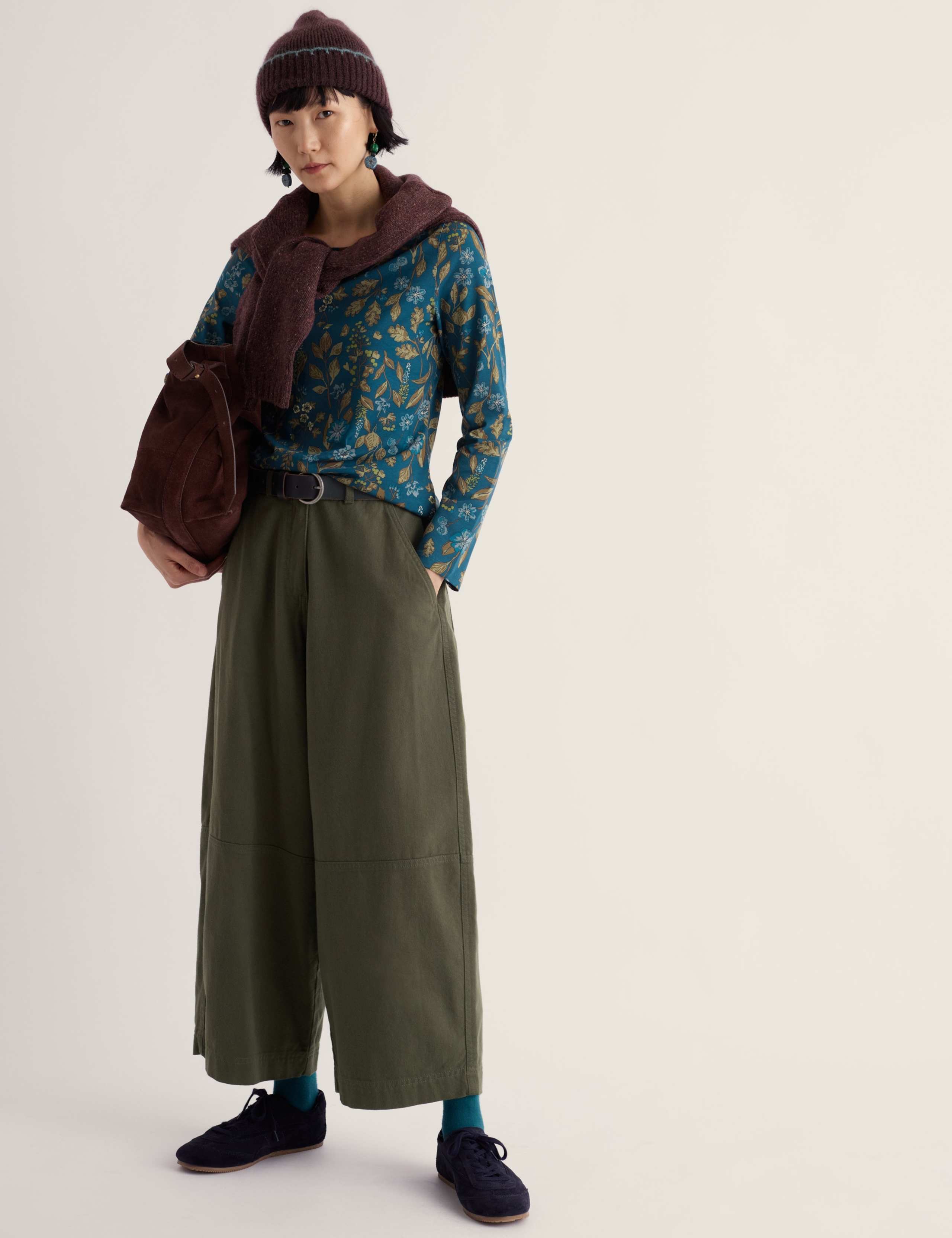 Cotton Rich Floral Fitted Top 3 of 5