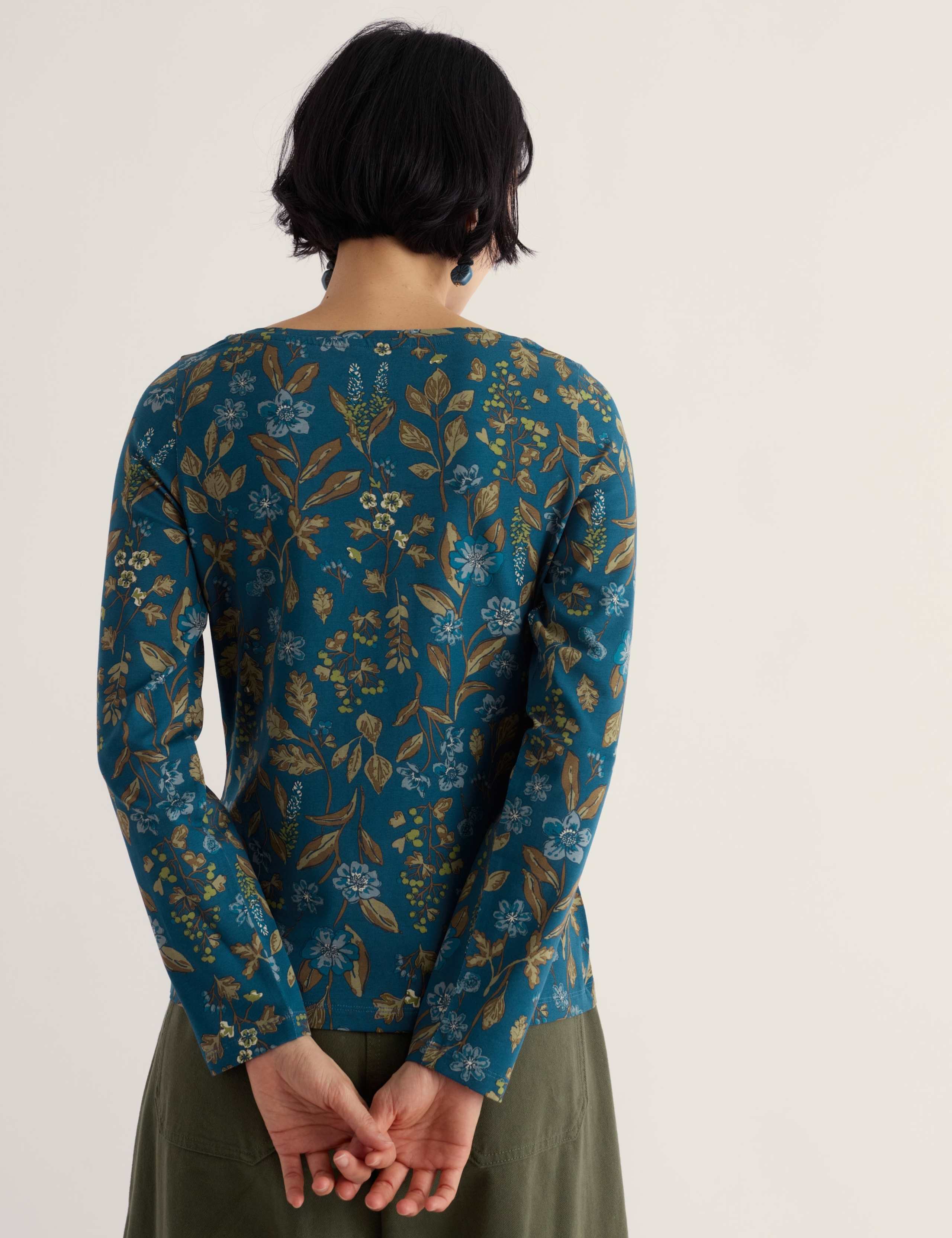 Cotton Rich Floral Fitted Top 4 of 5