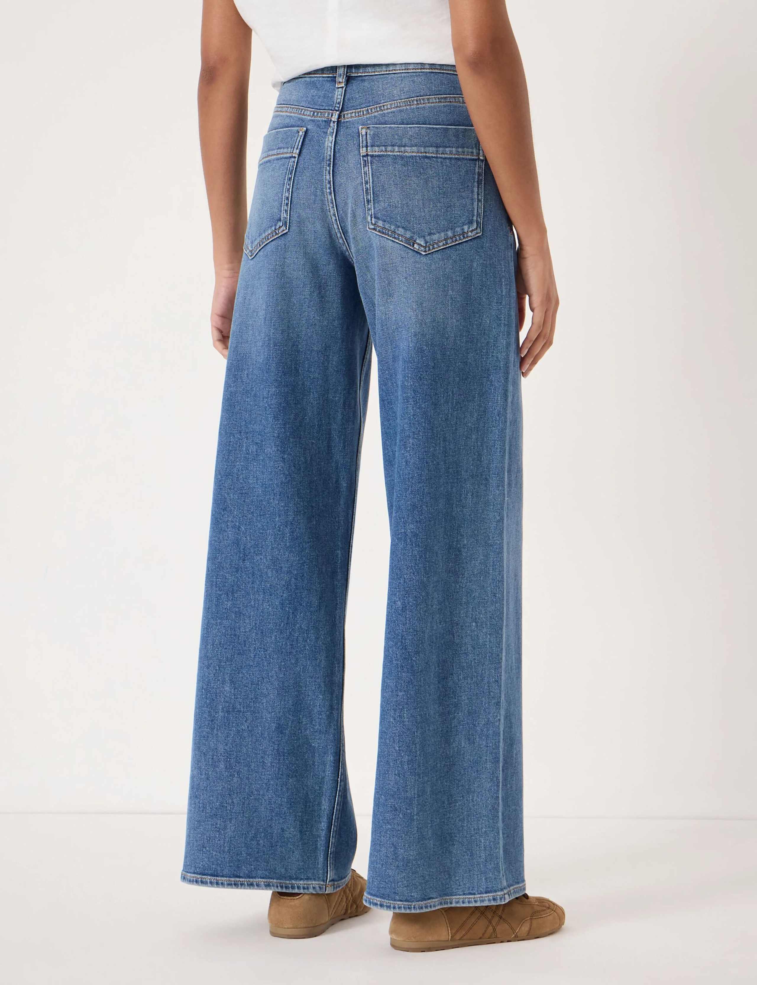 High Waisted Wide Leg Jeans 5 of 6