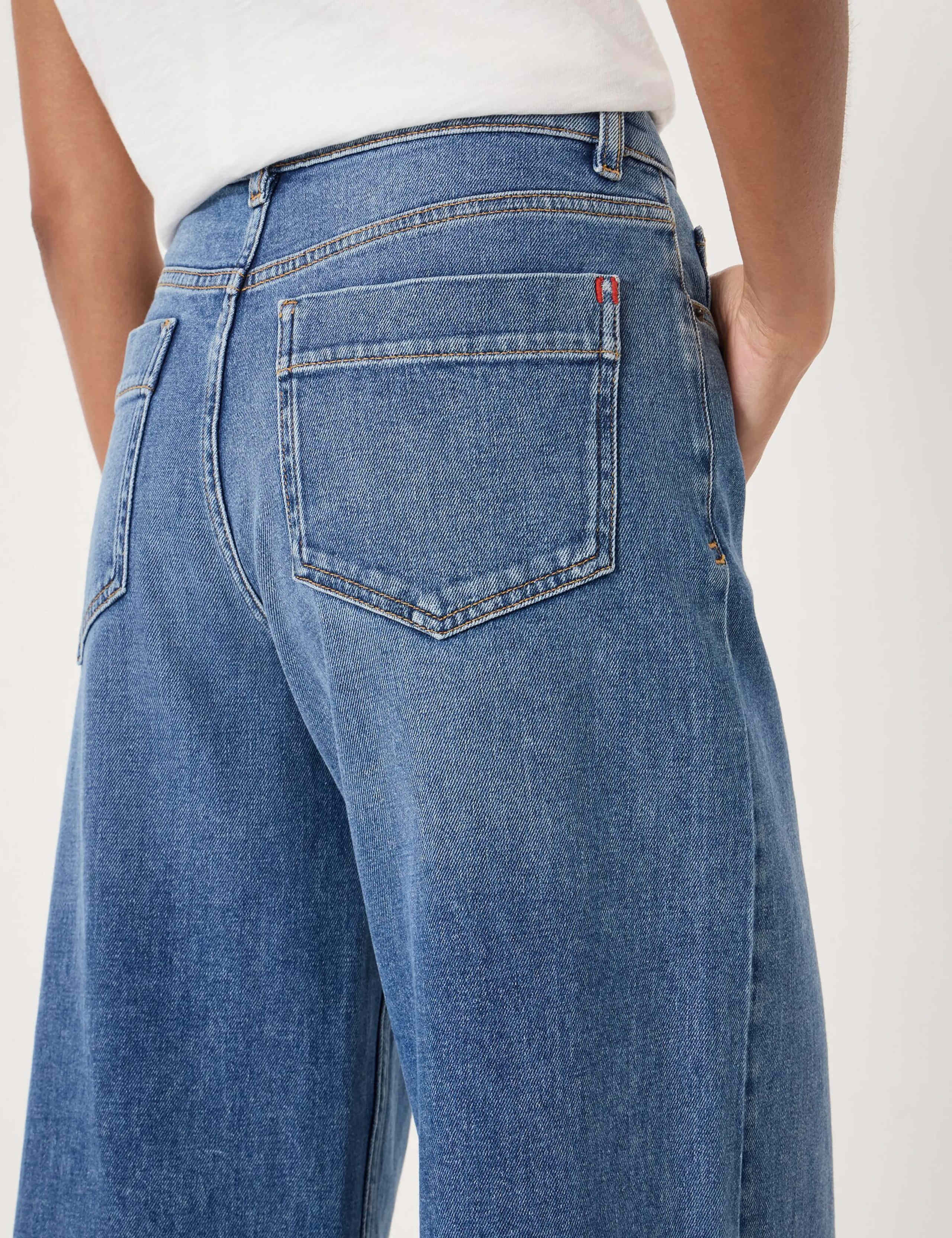 High Waisted Wide Leg Jeans 6 of 6