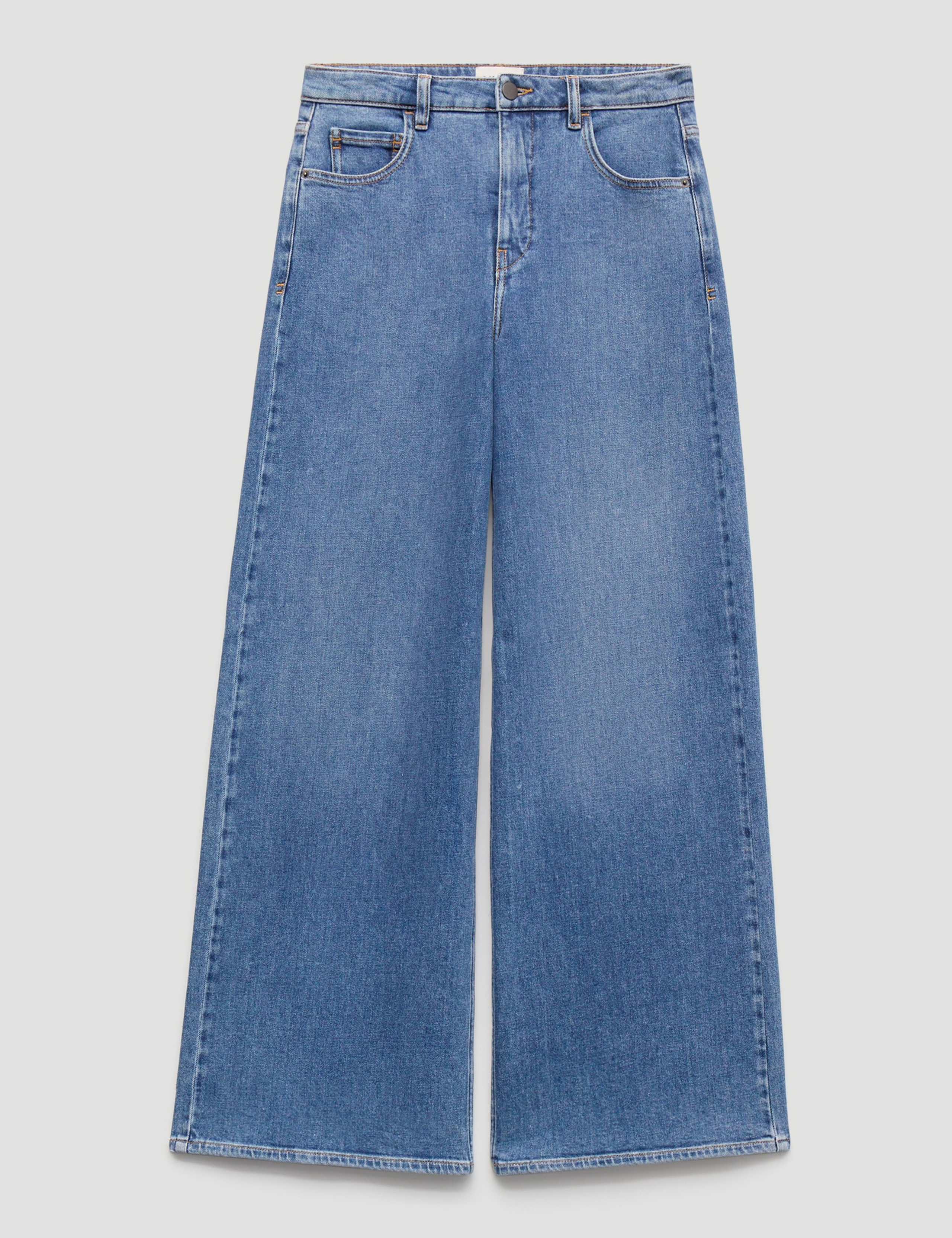 High Waisted Wide Leg Jeans 2 of 6