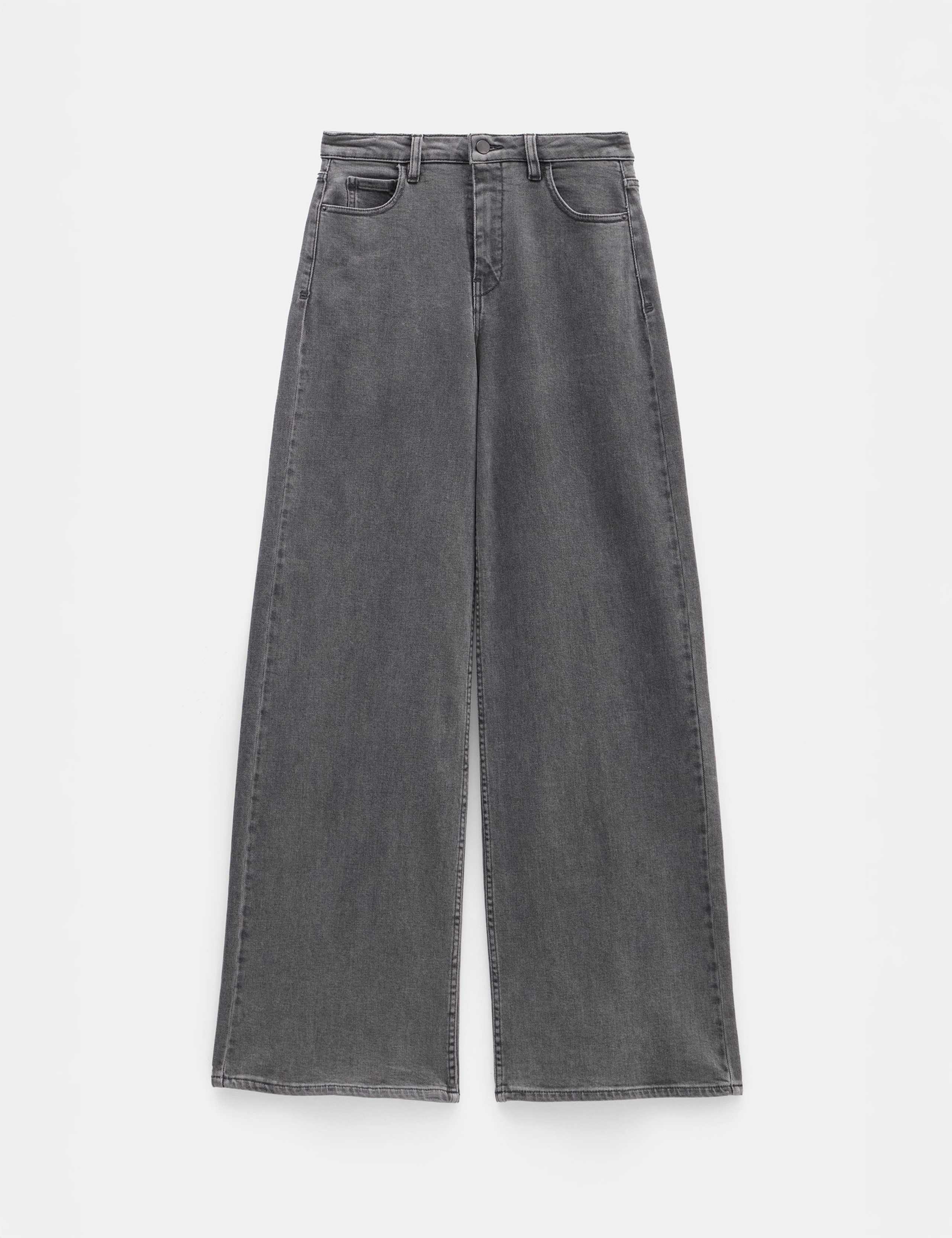High Waisted Wide Leg Jeans 2 of 5