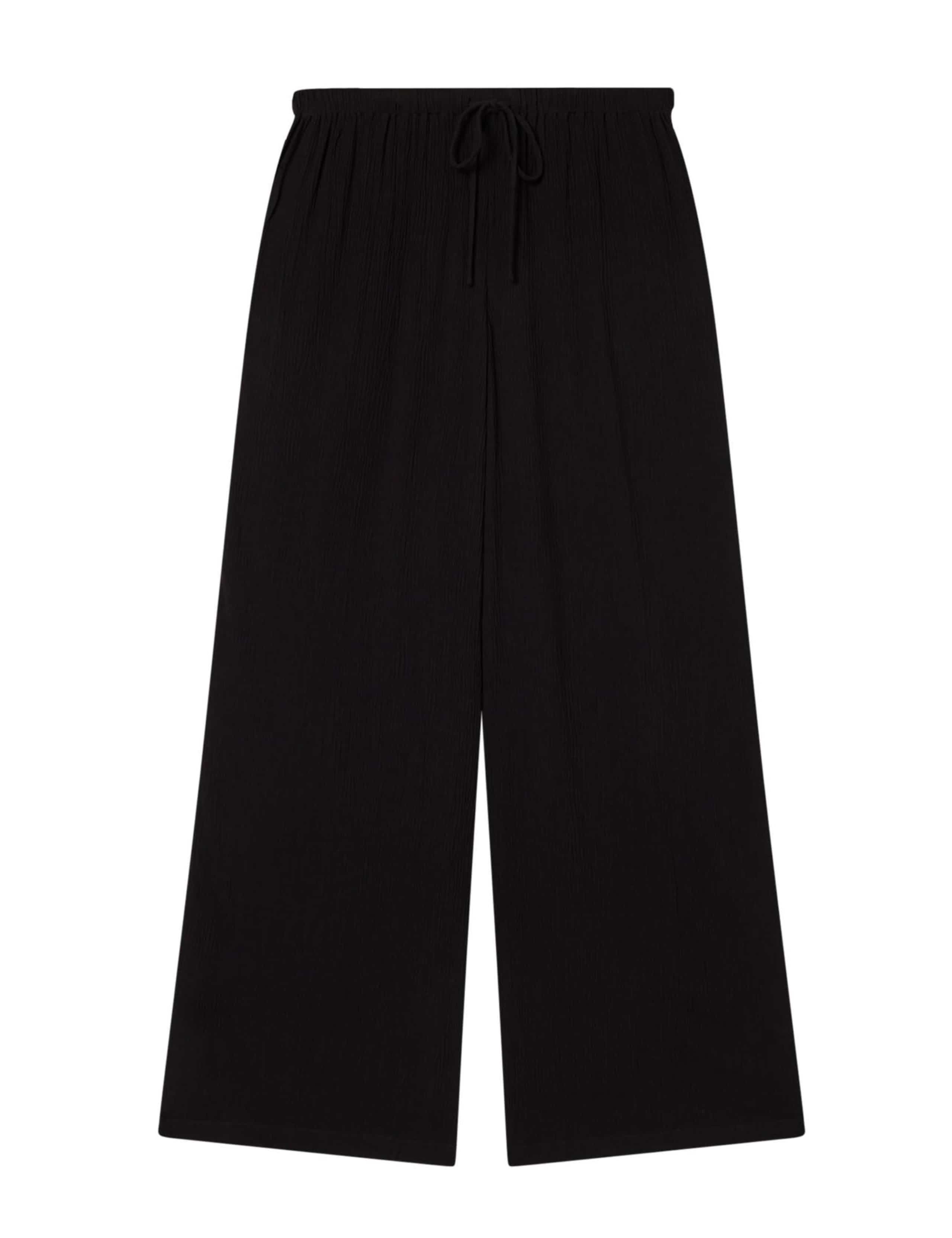 Textured Drawstring Straight Leg Trousers 2 of 6
