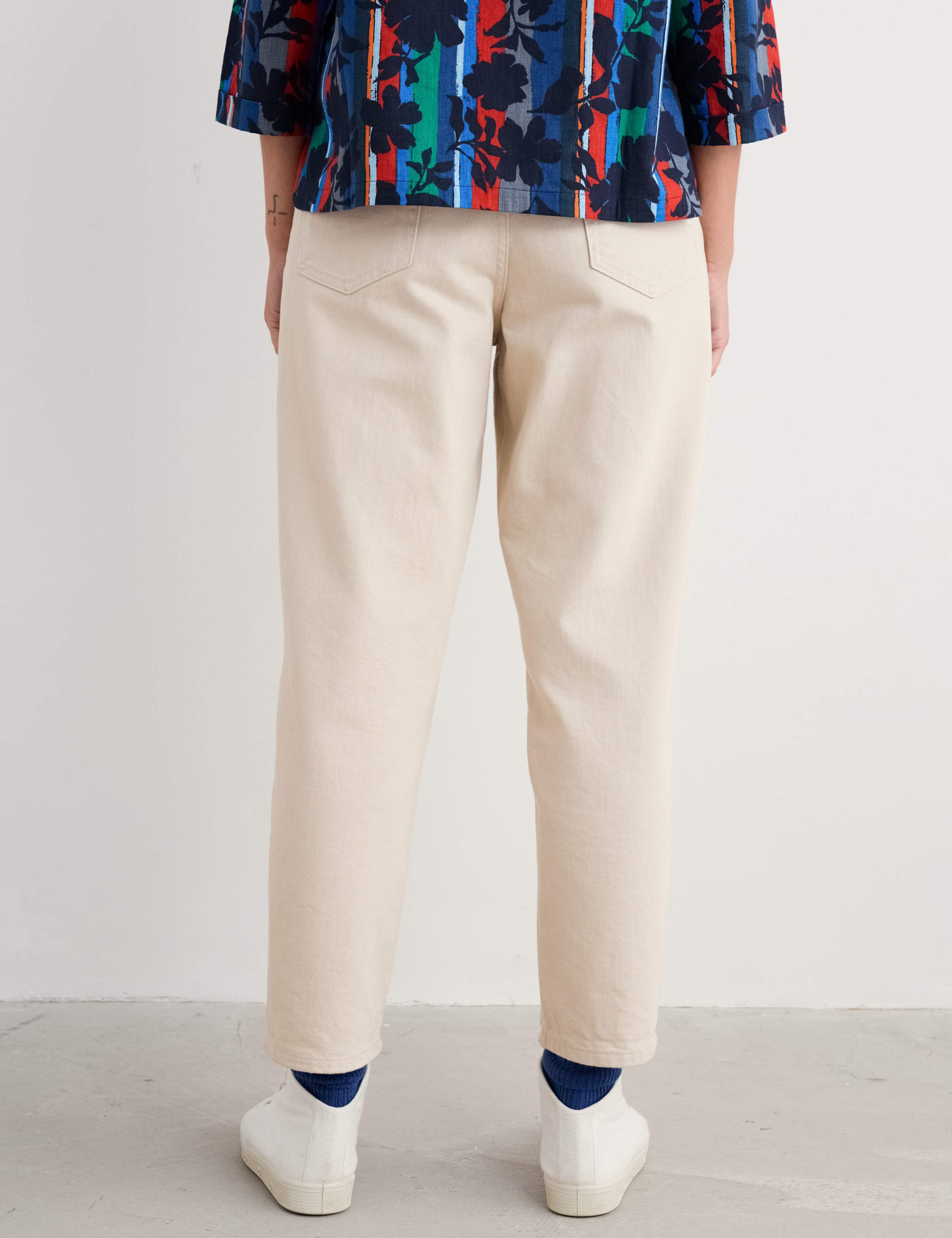 Mom Mid Rise Ankle Grazer Jeans 3 of 4