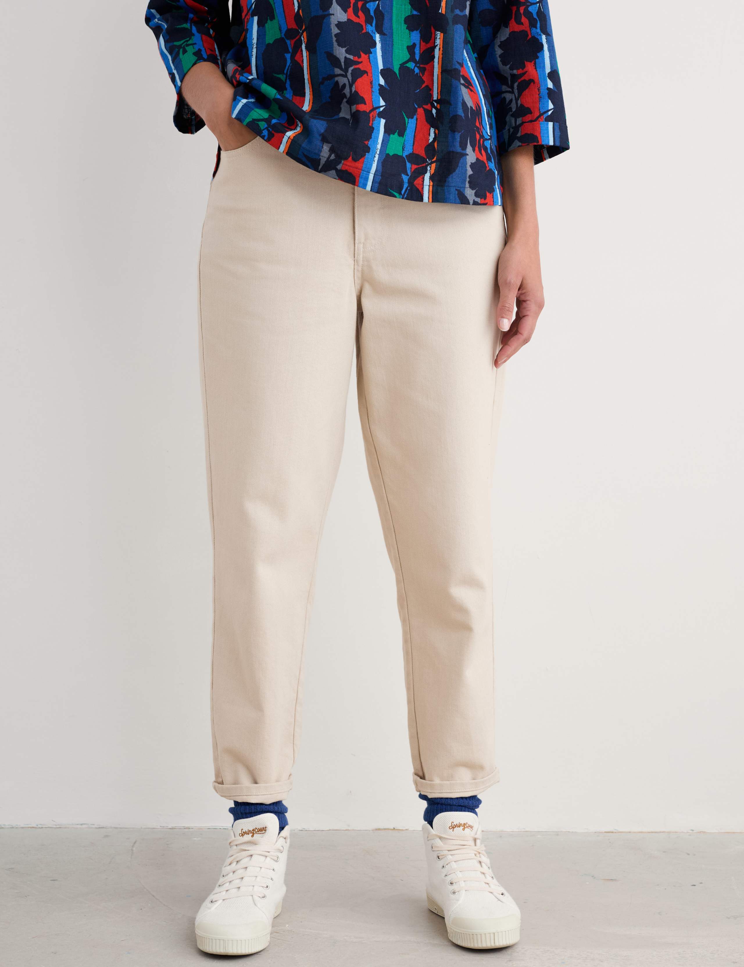 Mom Mid Rise Ankle Grazer Jeans 4 of 4