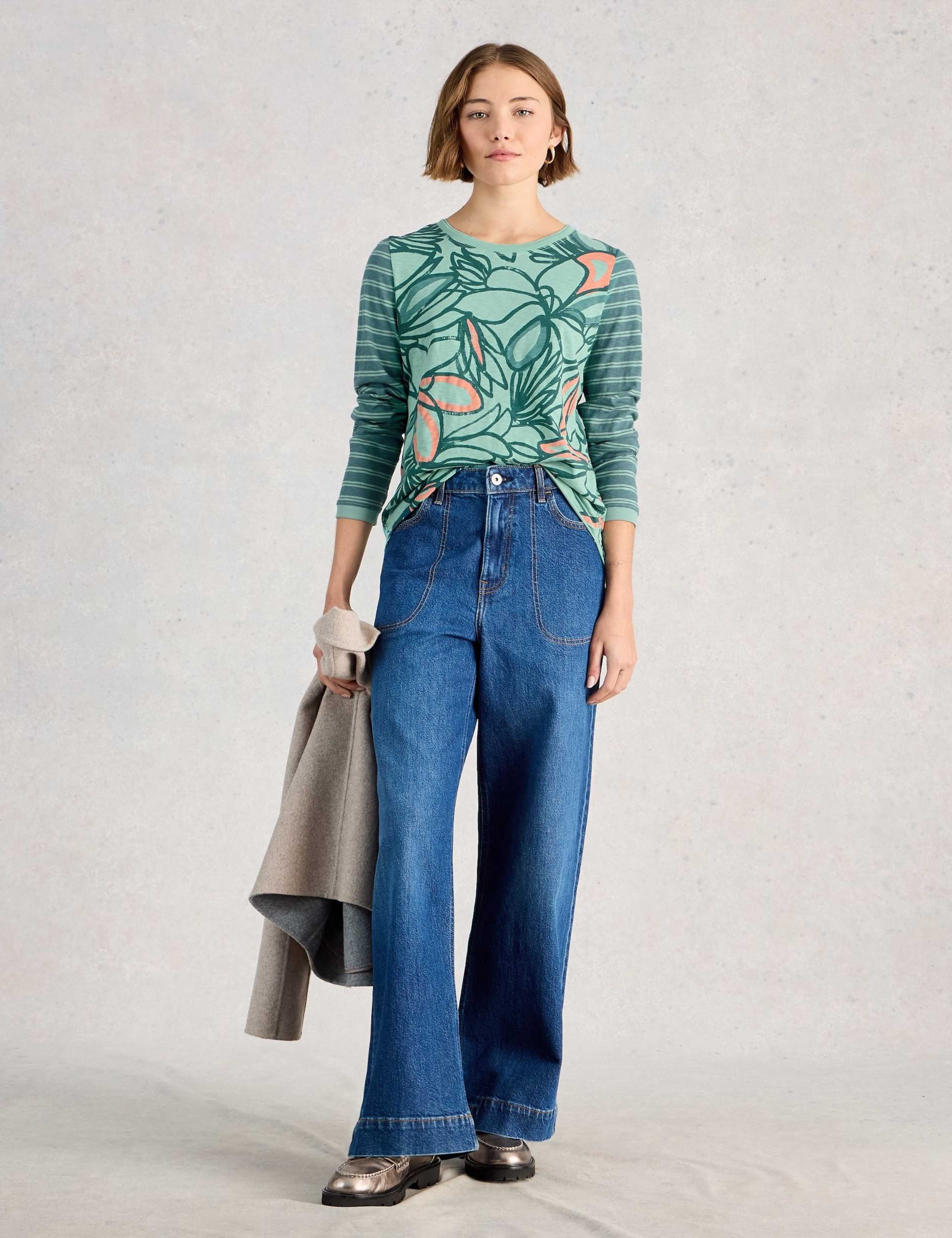 Pure Cotton Printed T-Shirt 1 of 6