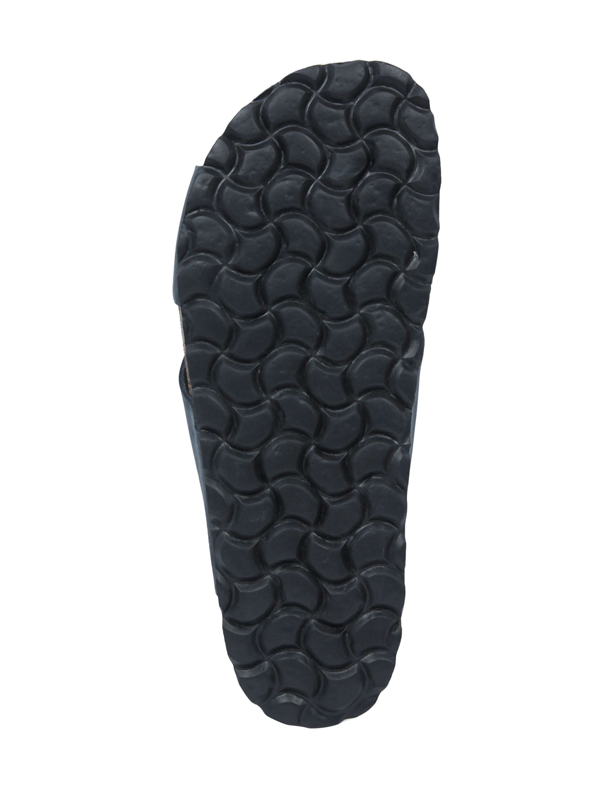 Leather Crossover Flat Sliders 5 of 6