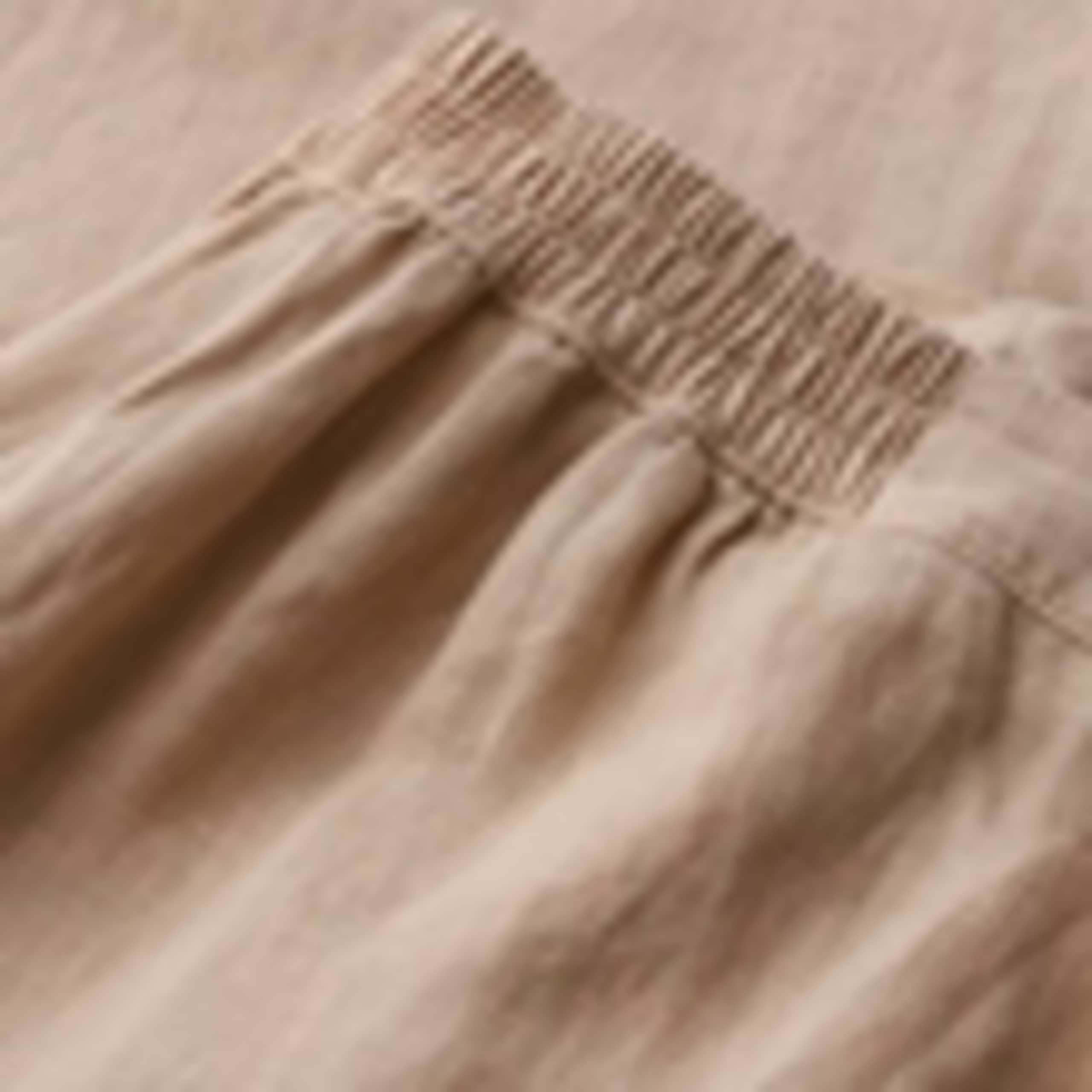 Pure Linen Side Zip Wide Leg Culottes 5 of 5