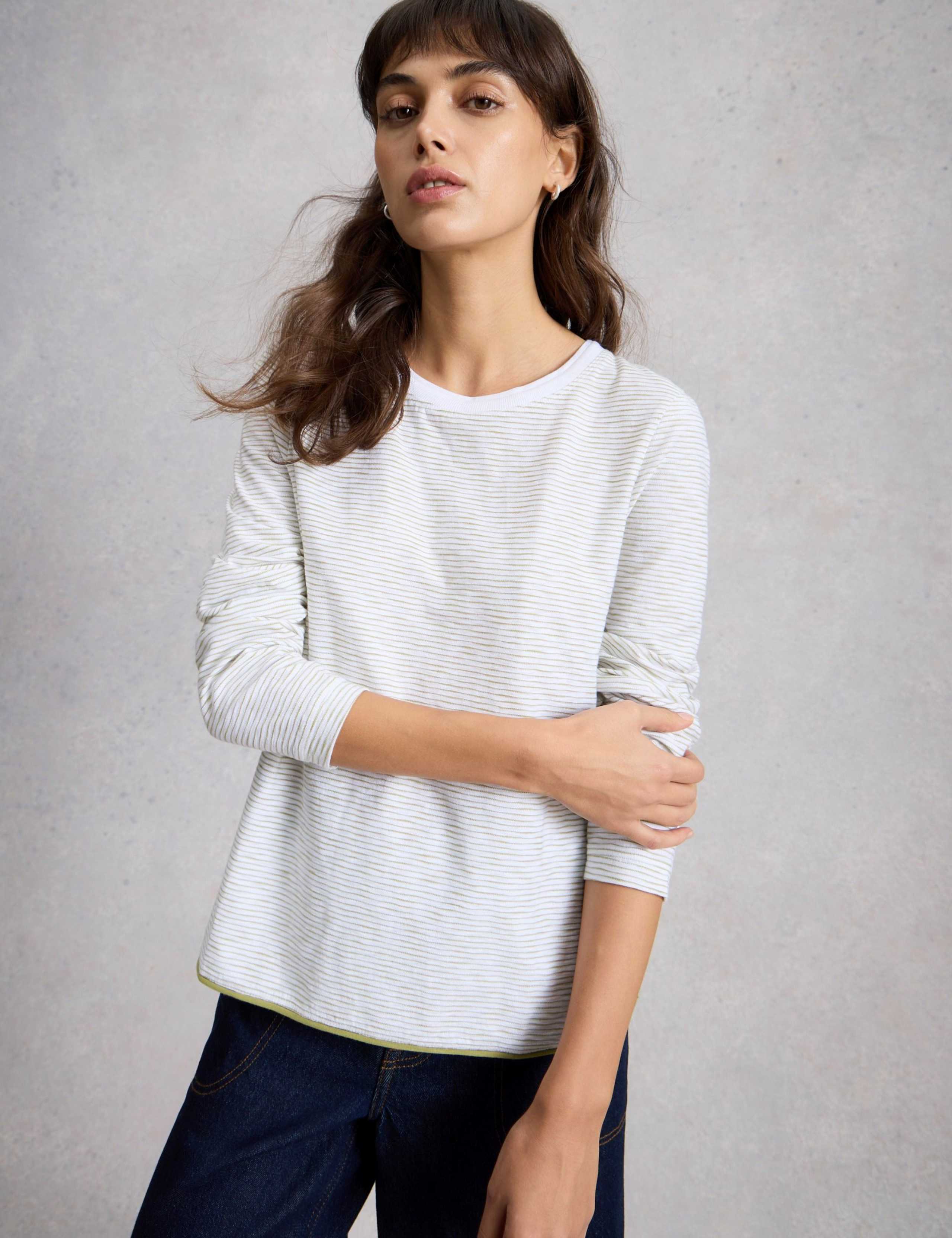 Pure Cotton Striped Top 3 of 6