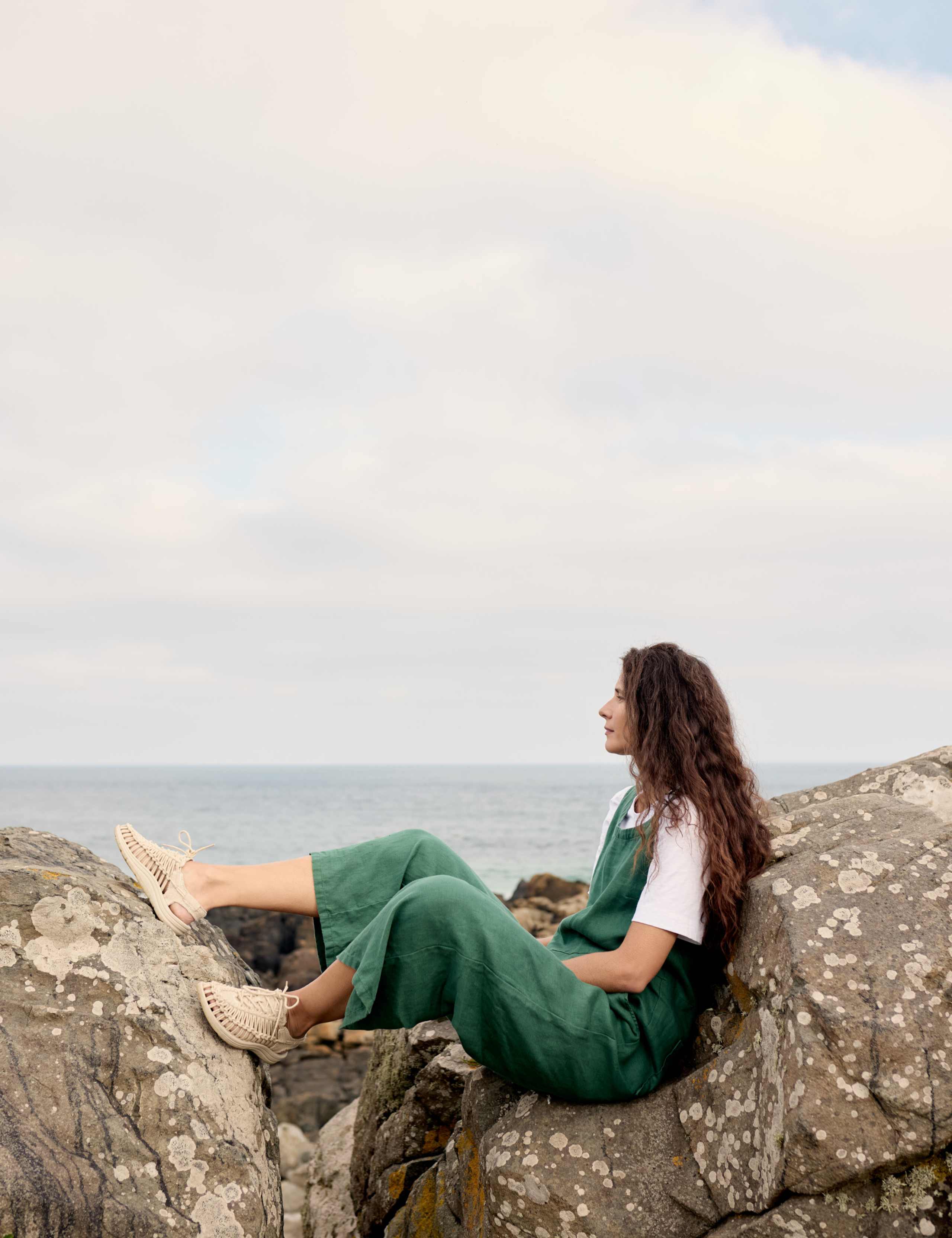 Pure Linen Sleeveless Jumpsuit 3 of 5